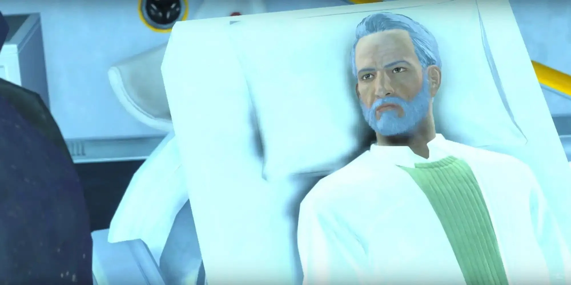 Shaun, hay còn gọi là Father, phản diện chính của Fallout 4, trong bộ dạng già nua