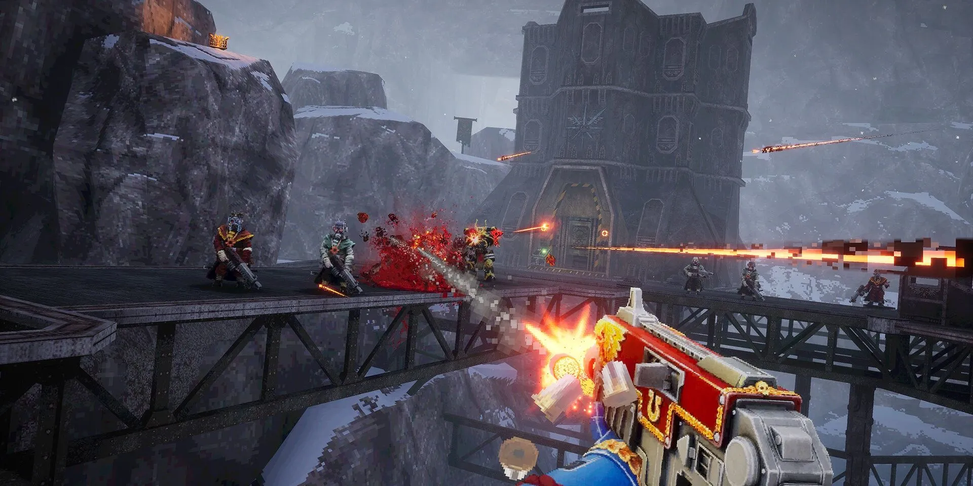 Space Marine khai hỏa khẩu Boltgun trứ danh trong Warhammer 40,000: Boltgun