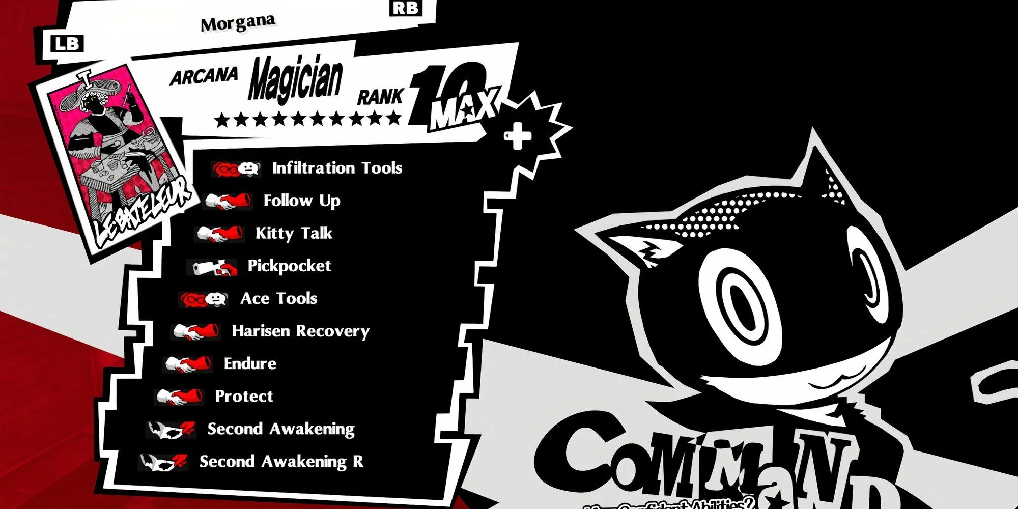 Tổng quan Confidant Morgana và các lợi ích trong Persona 5 Royal