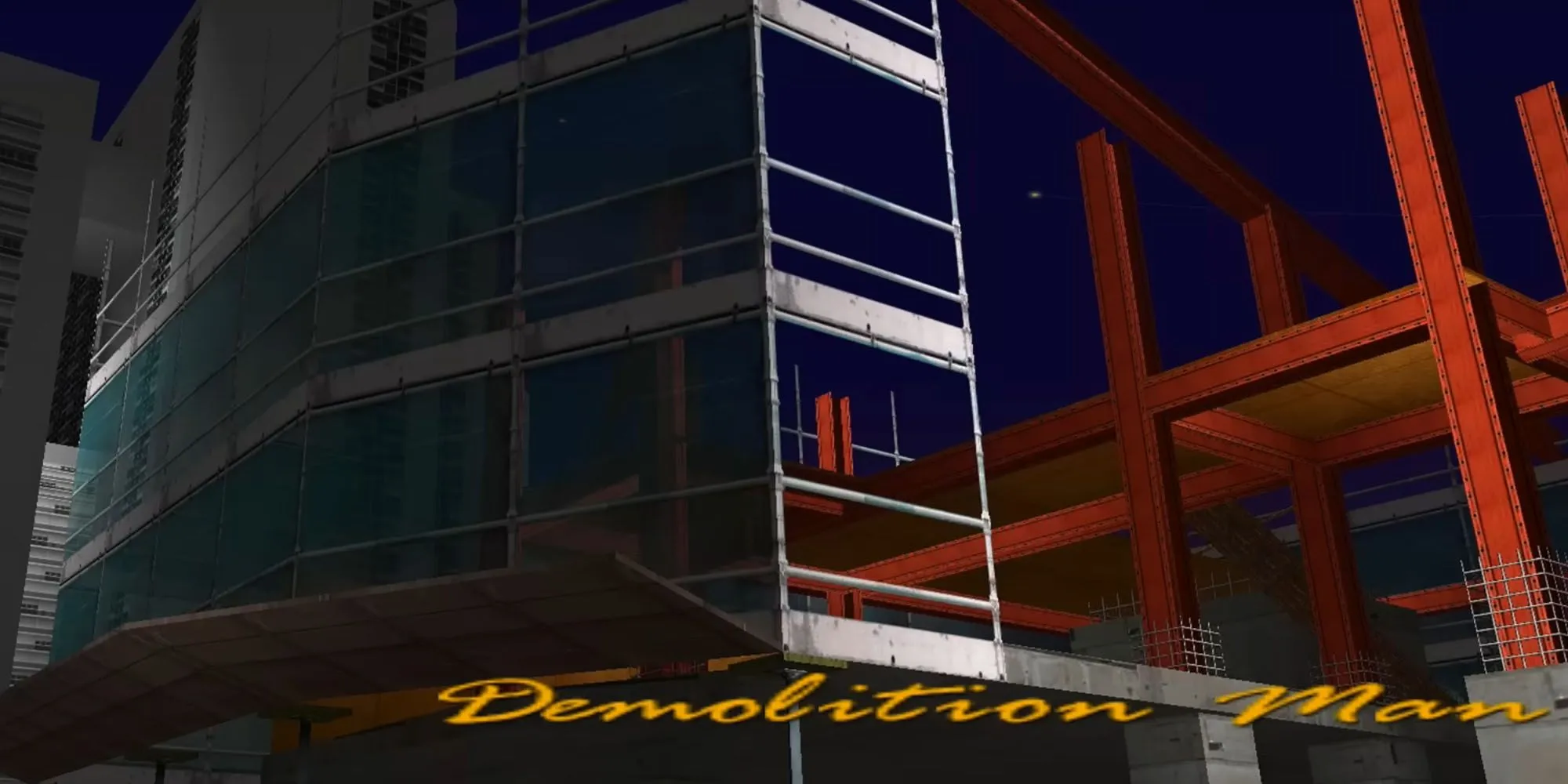 Trực thăng RC Goblin thả bom tại công trường xây dựng trong nhiệm vụ Demolition Man GTA Vice City