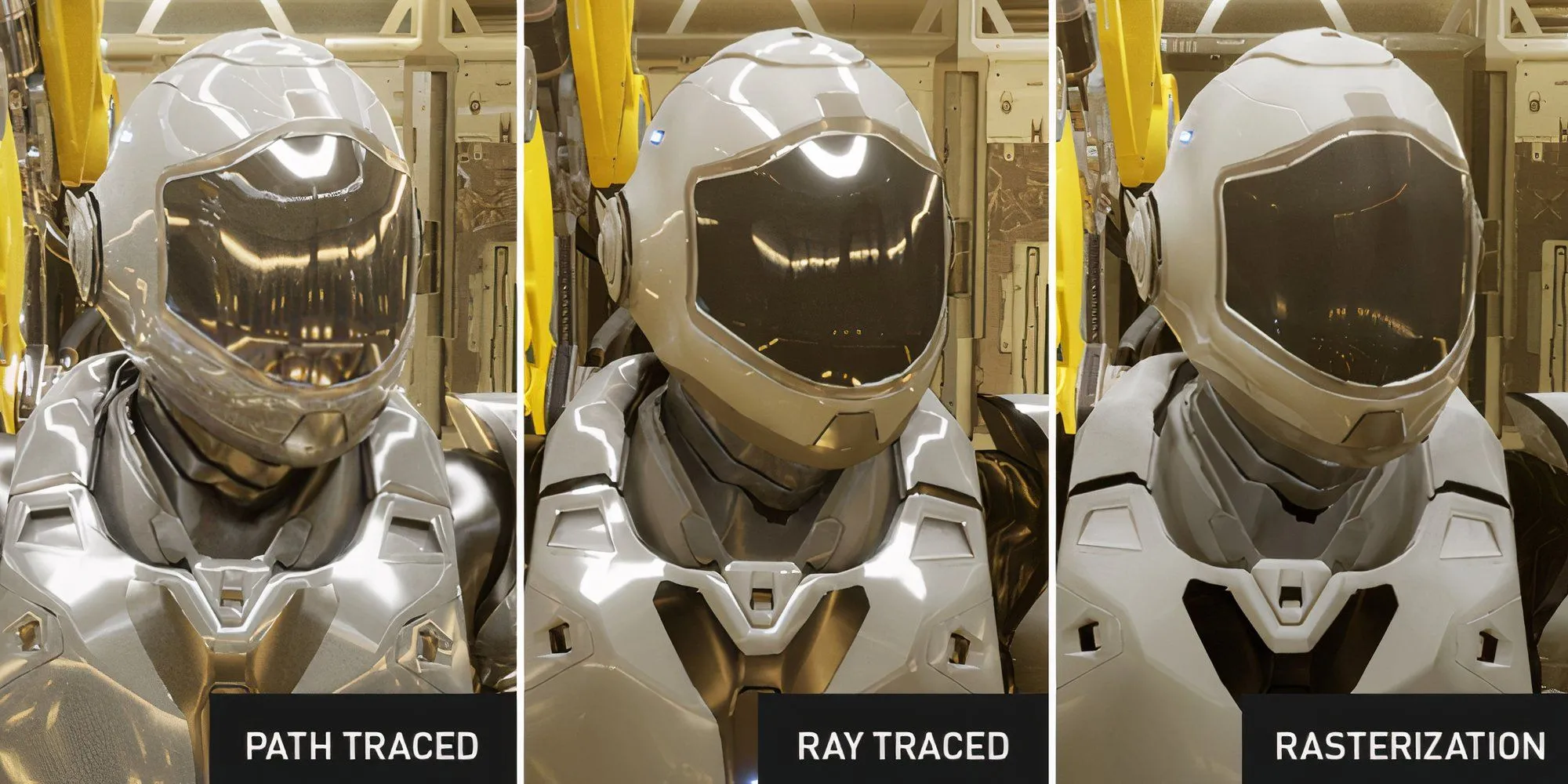 Ví dụ minh họa công nghệ Path Tracing của NVIDIA