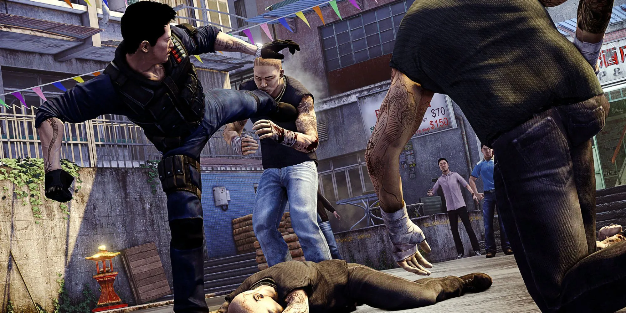 Wei Shen tung đòn võ thuật đẹp mắt trong Sleeping Dogs