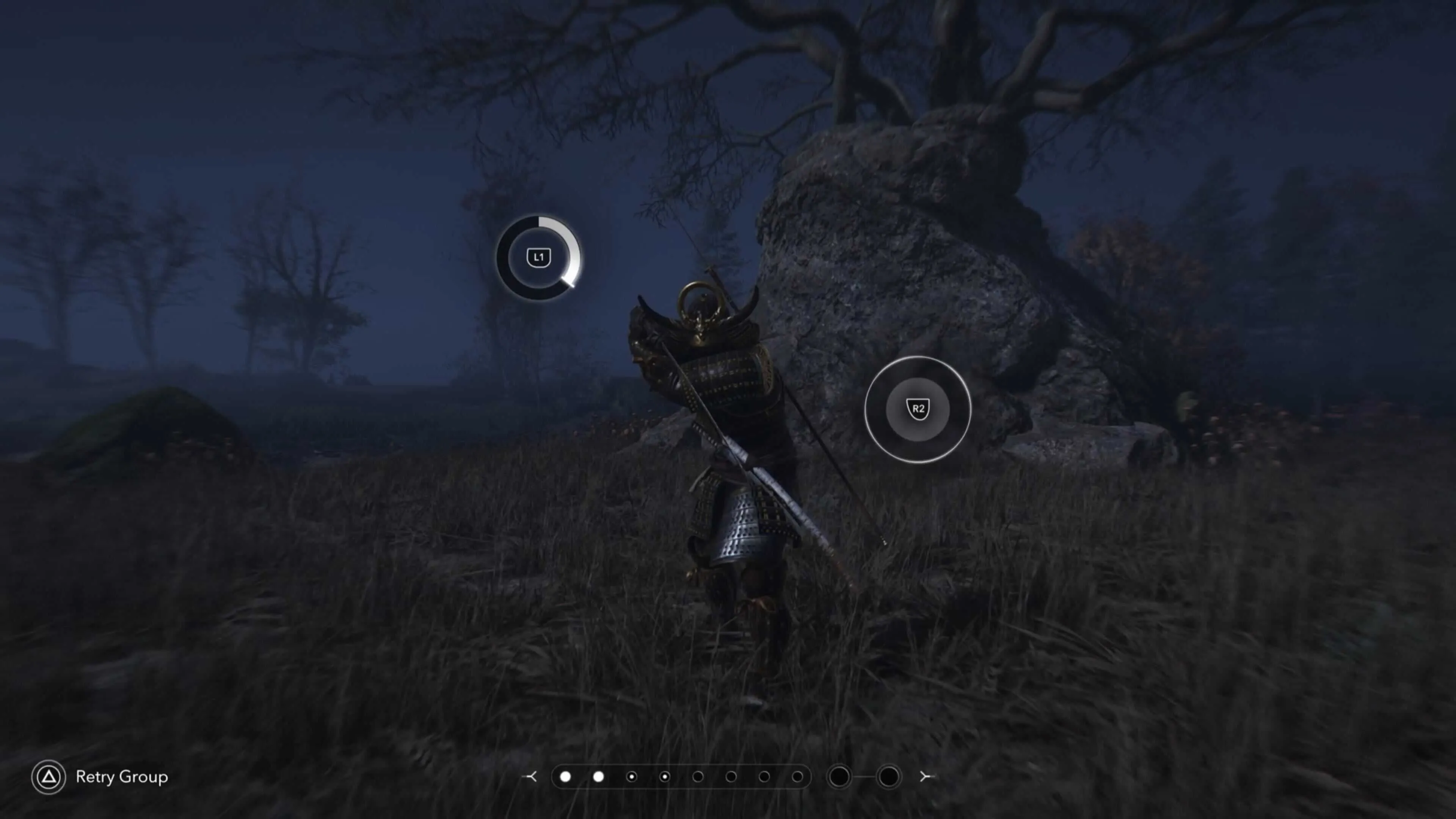 Yasuke thực hiện bài quyền Kata mạnh mẽ trong Assassin's Creed Shadows dưới sự hướng dẫn của sư phụ