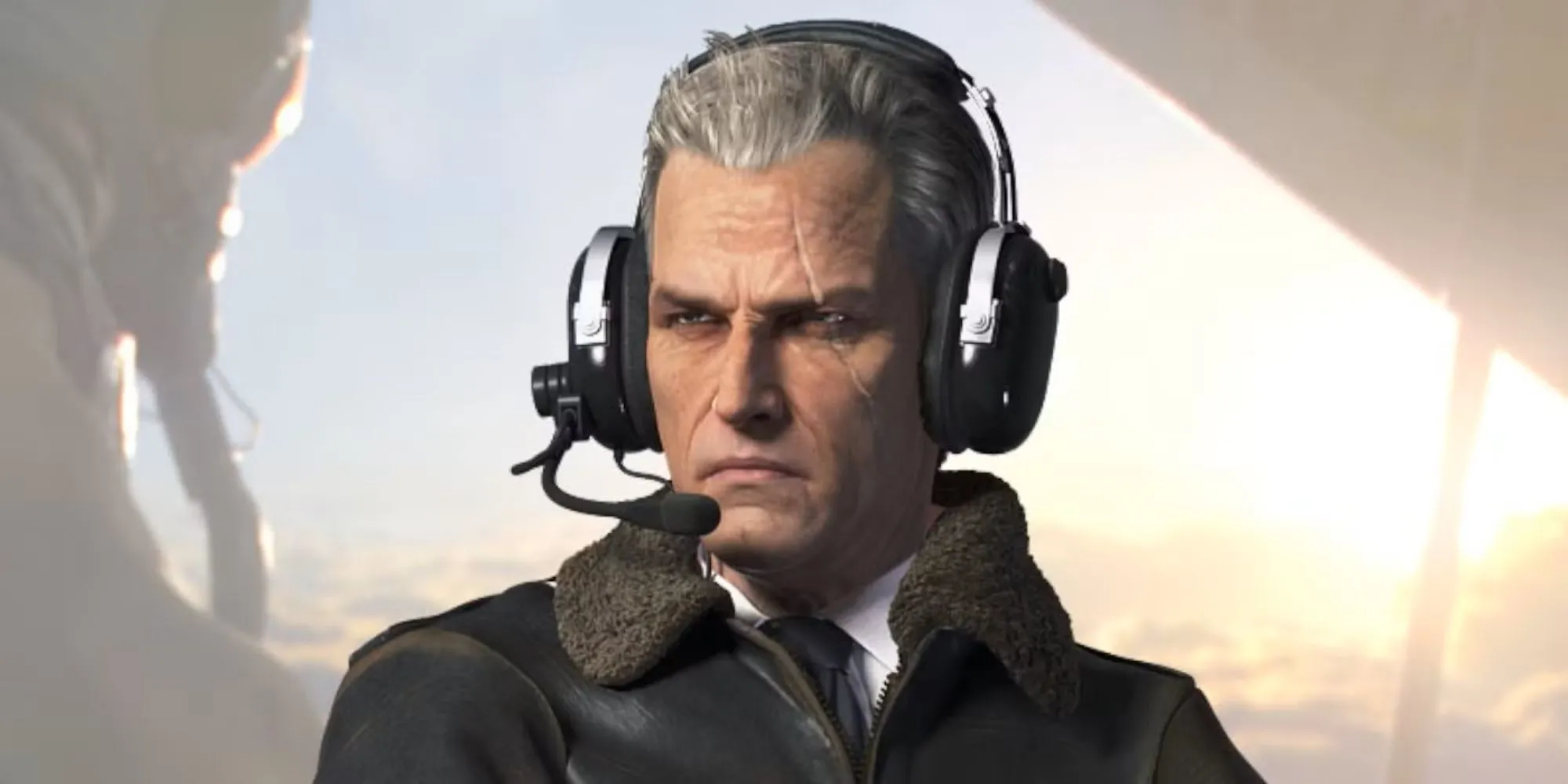 Zero, nhân vật phản diện trong Metal Gear Solid 4, ngồi trên xe lăn trong tình trạng thực vật