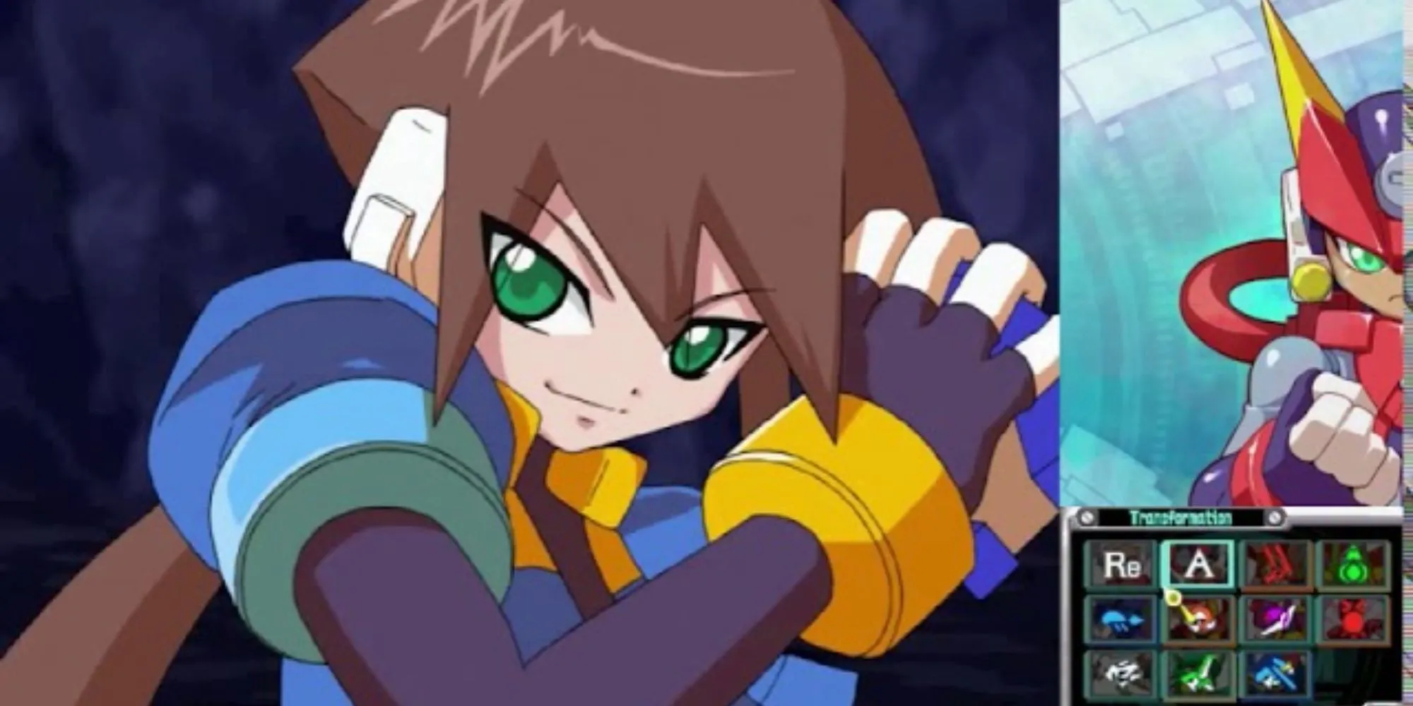 aille và vent từ mega man zx advent trong trận đấu trùm