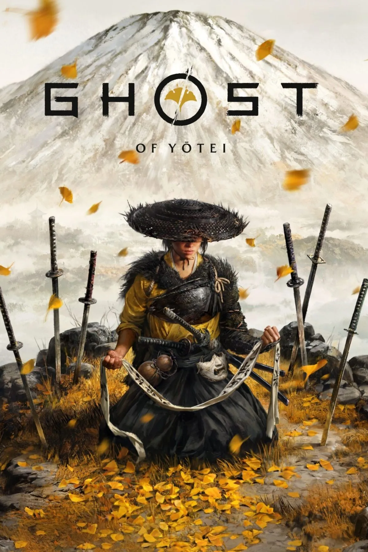 Ảnh bìa chính thức của game Ghost of Yotei