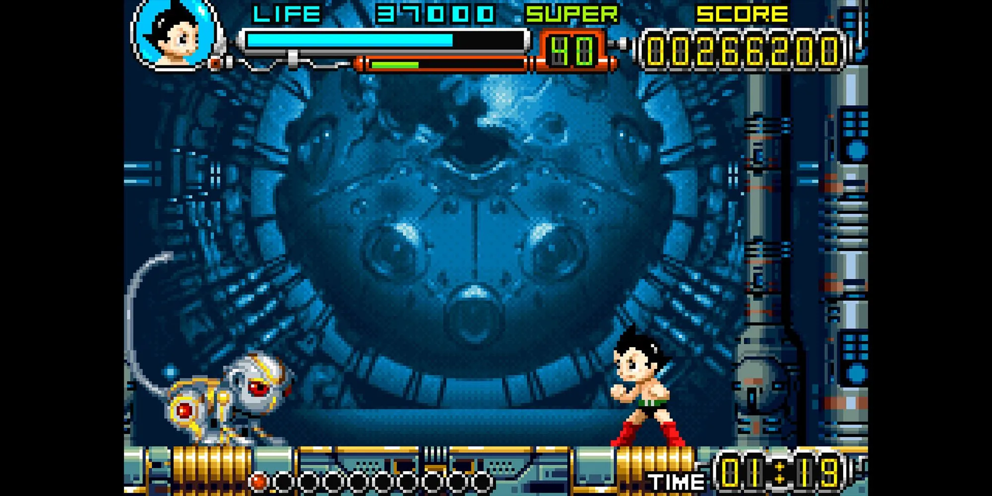 Artwork chính hoặc ảnh bìa của Astro Boy Omega Factor trên GBA