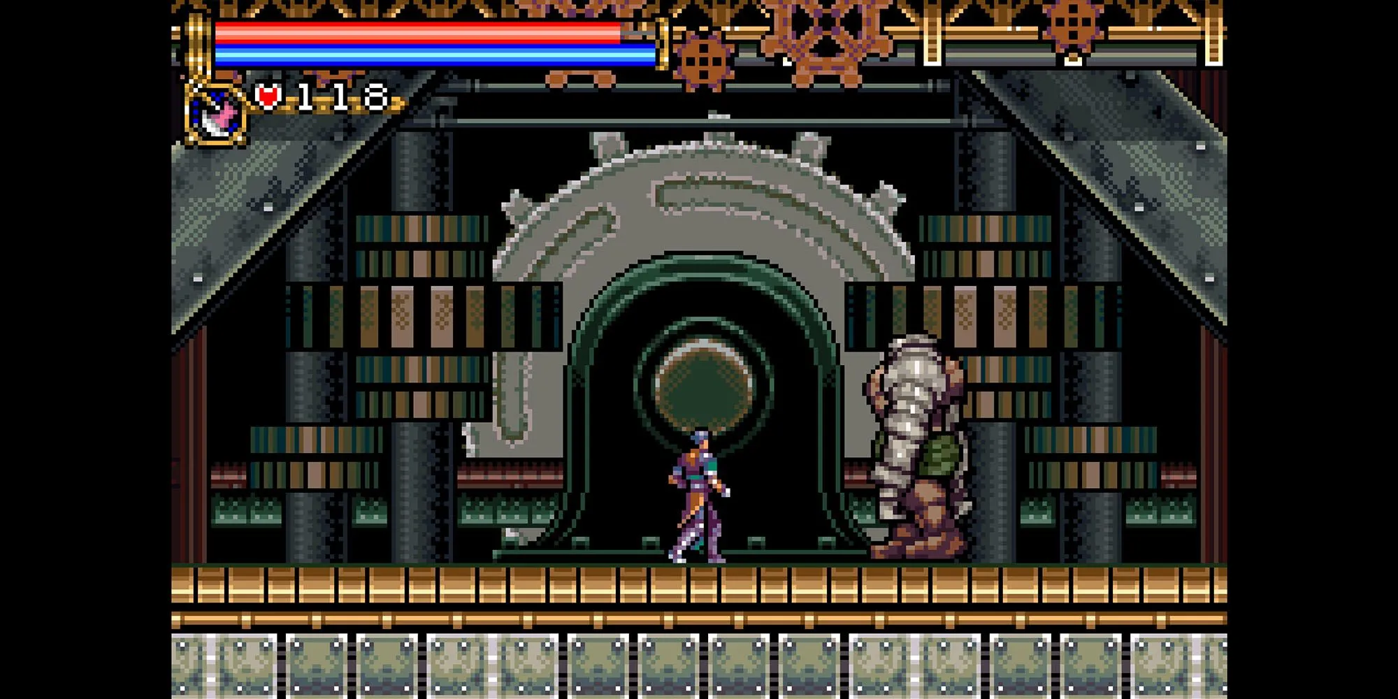 Artwork chính hoặc ảnh bìa của game Castlevania Circle of the Moon GBA