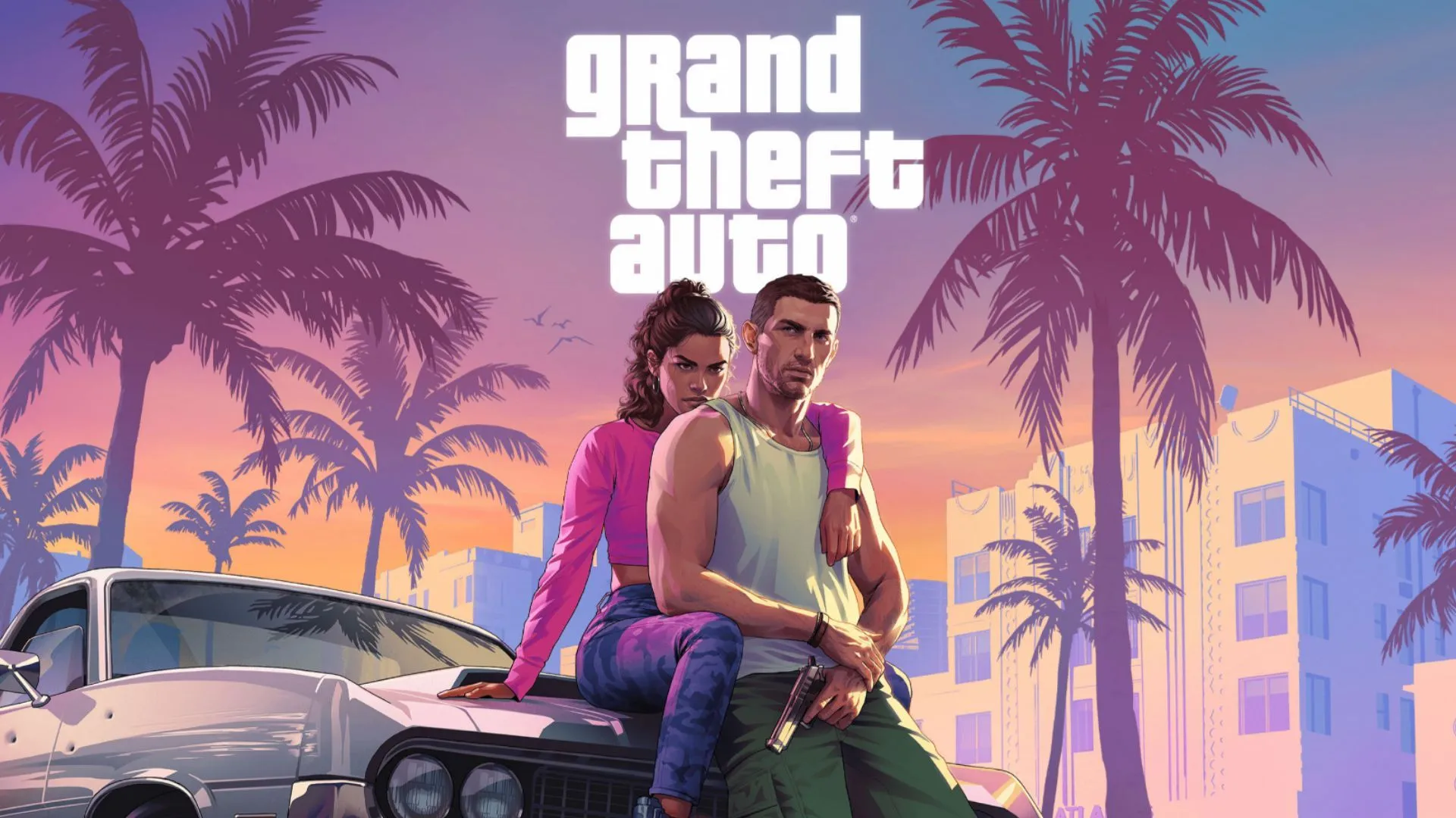 Artwork chính thức của tựa game Grand Theft Auto VI