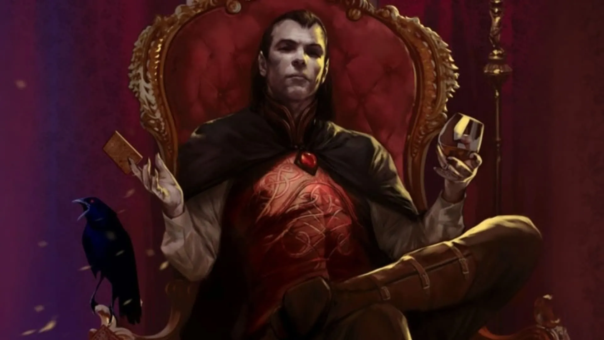 Bìa chiến dịch kinh dị nổi tiếng Dungeons &amp; Dragons Curse of Strahd