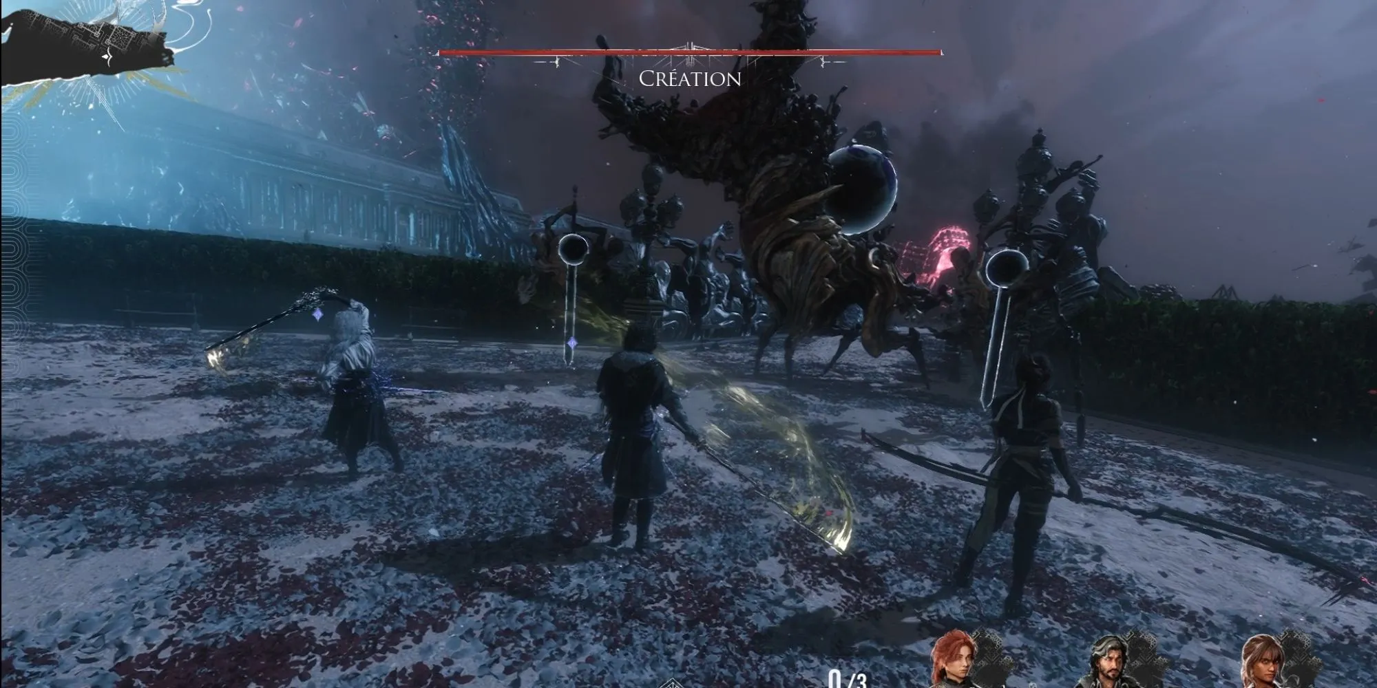 Chi tiết các đòn tấn công của boss Creation