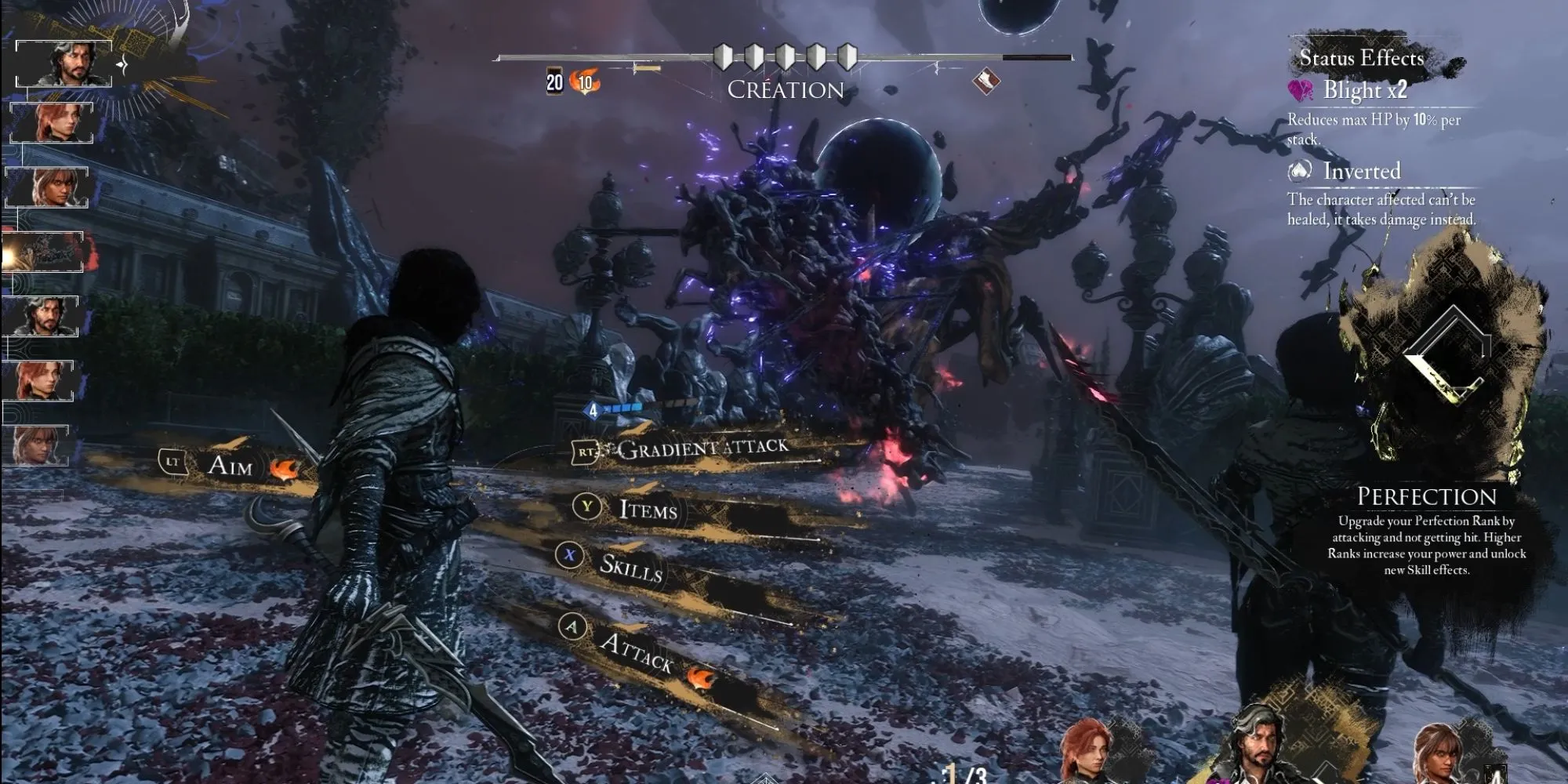 Chiến thuật chi tiết để hạ gục boss Creation