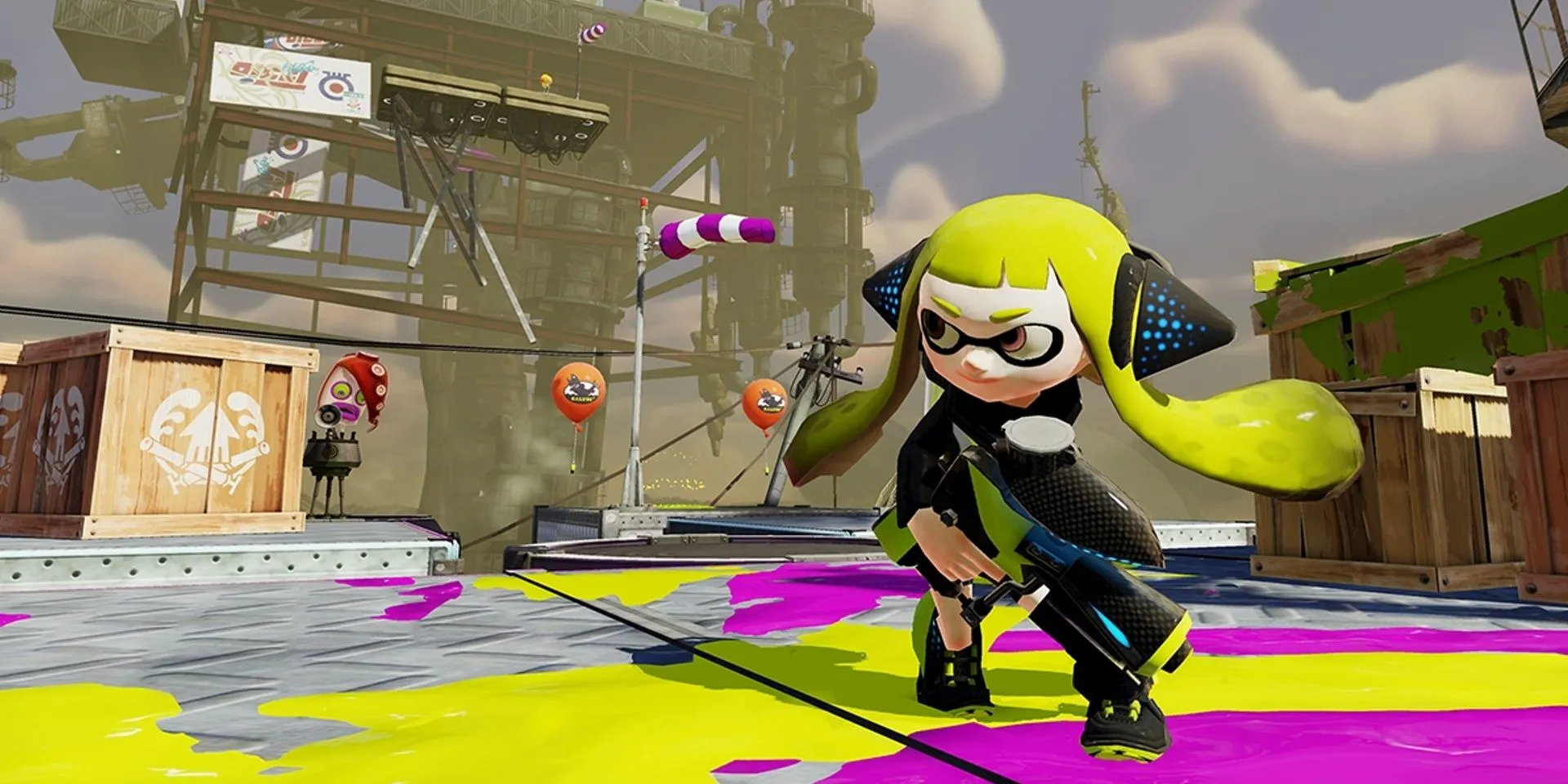 Đặc vụ 3 trong Thung lũng Octo ở Splatoon