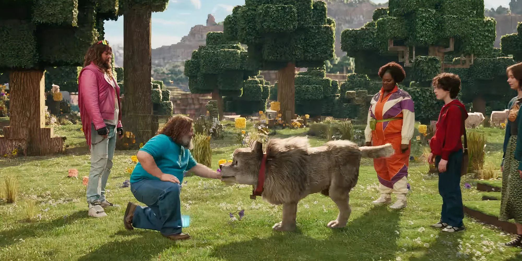 Dàn diễn viên chính bao gồm các nhân vật biểu tượng trong phim A Minecraft Movie