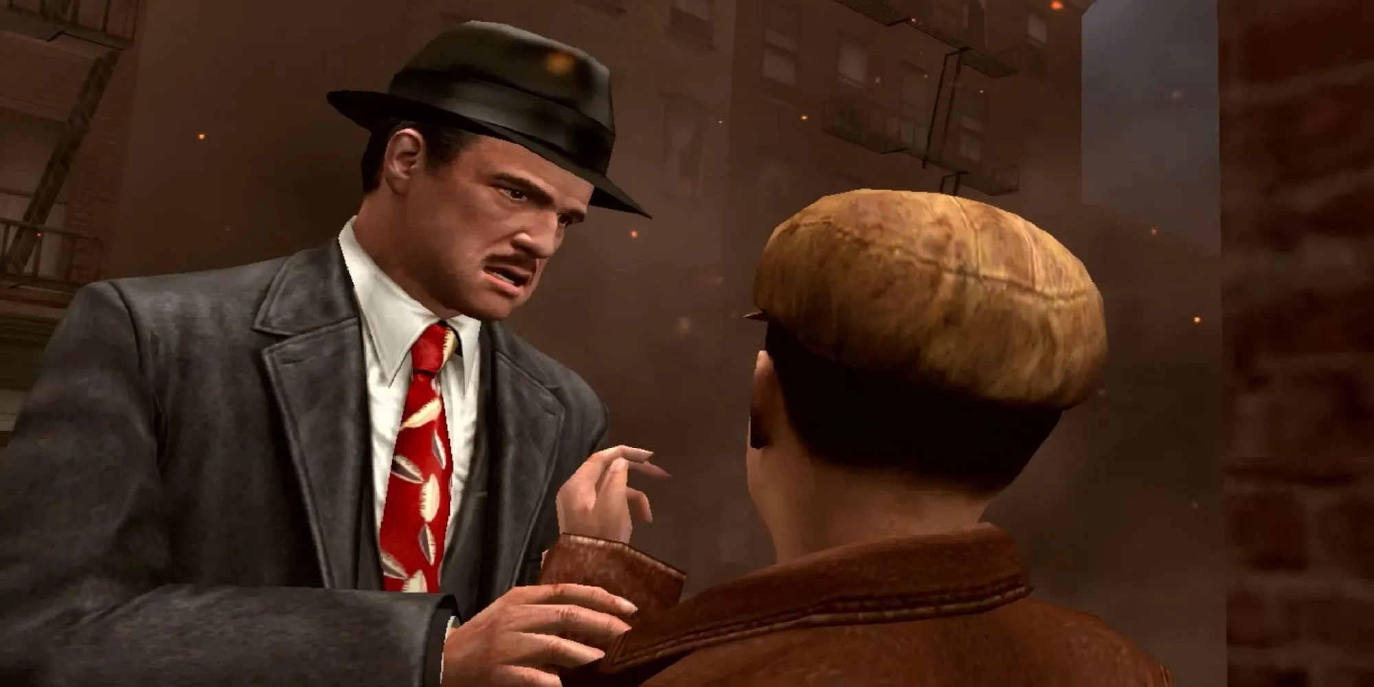Don Corleone nói chuyện với một đứa trẻ trong The Godfather The Game