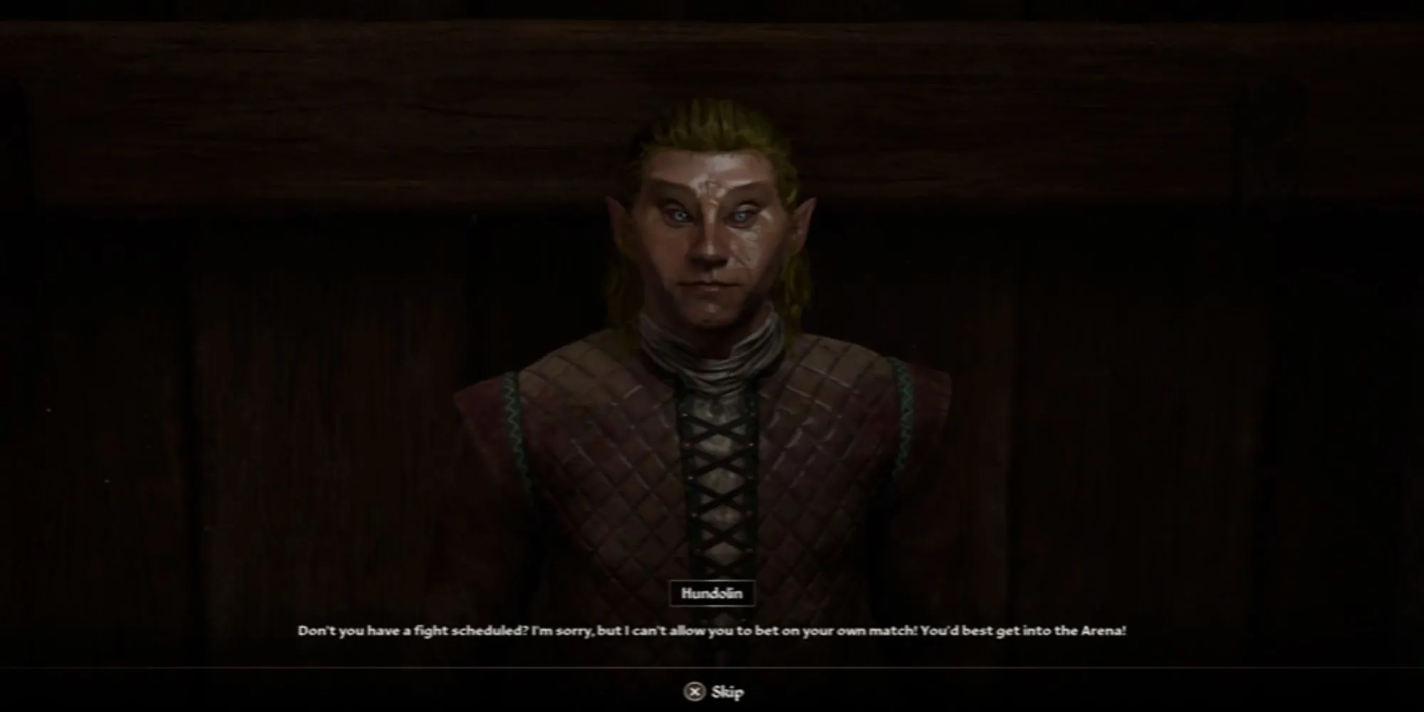 Giao diện đặt cược tại khu vực Đấu trường ở Imperial City, Oblivion