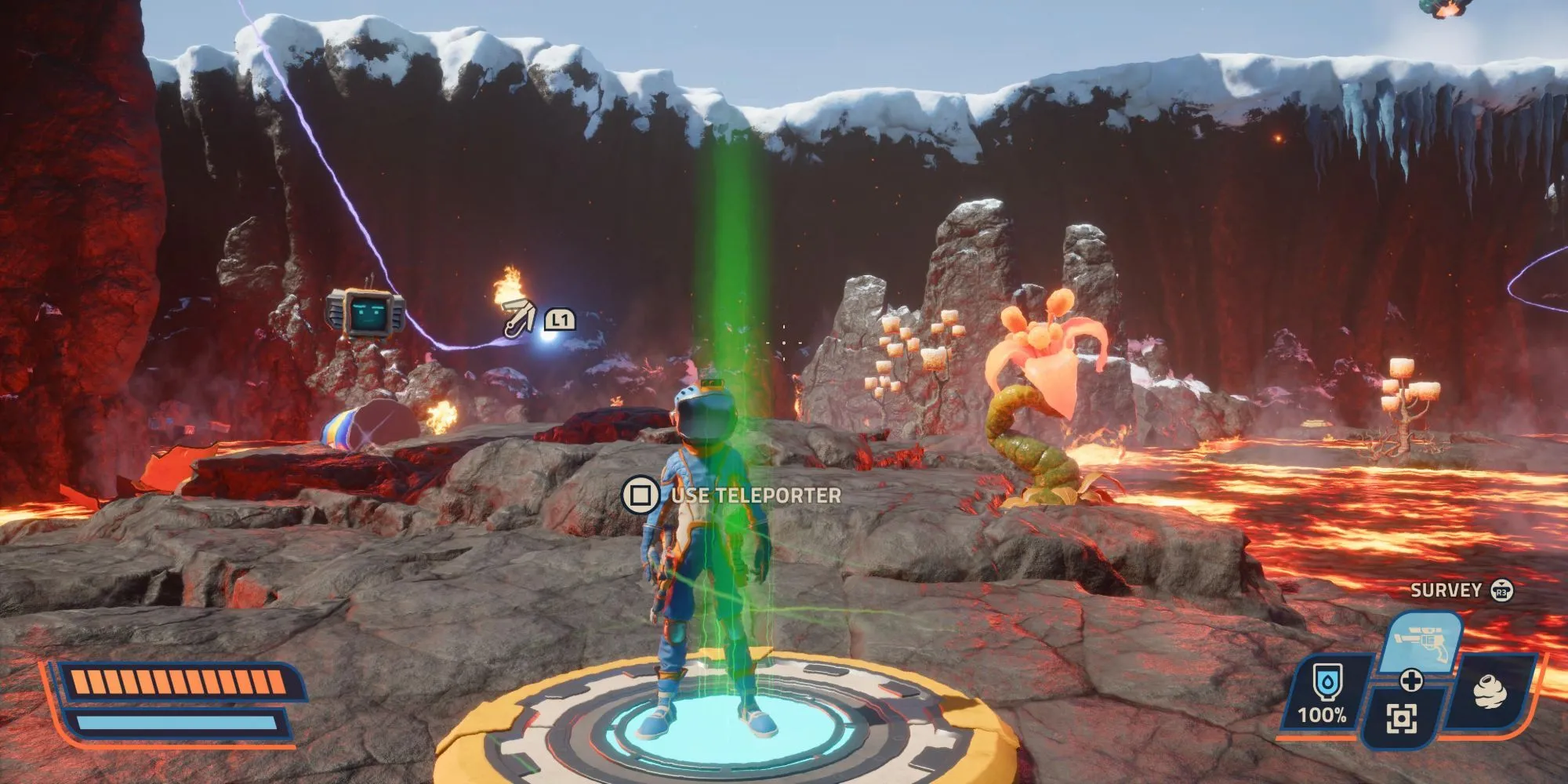 Giao diện nhiệm vụ Worlds Traveller trong game Revenge of the Savage Planet