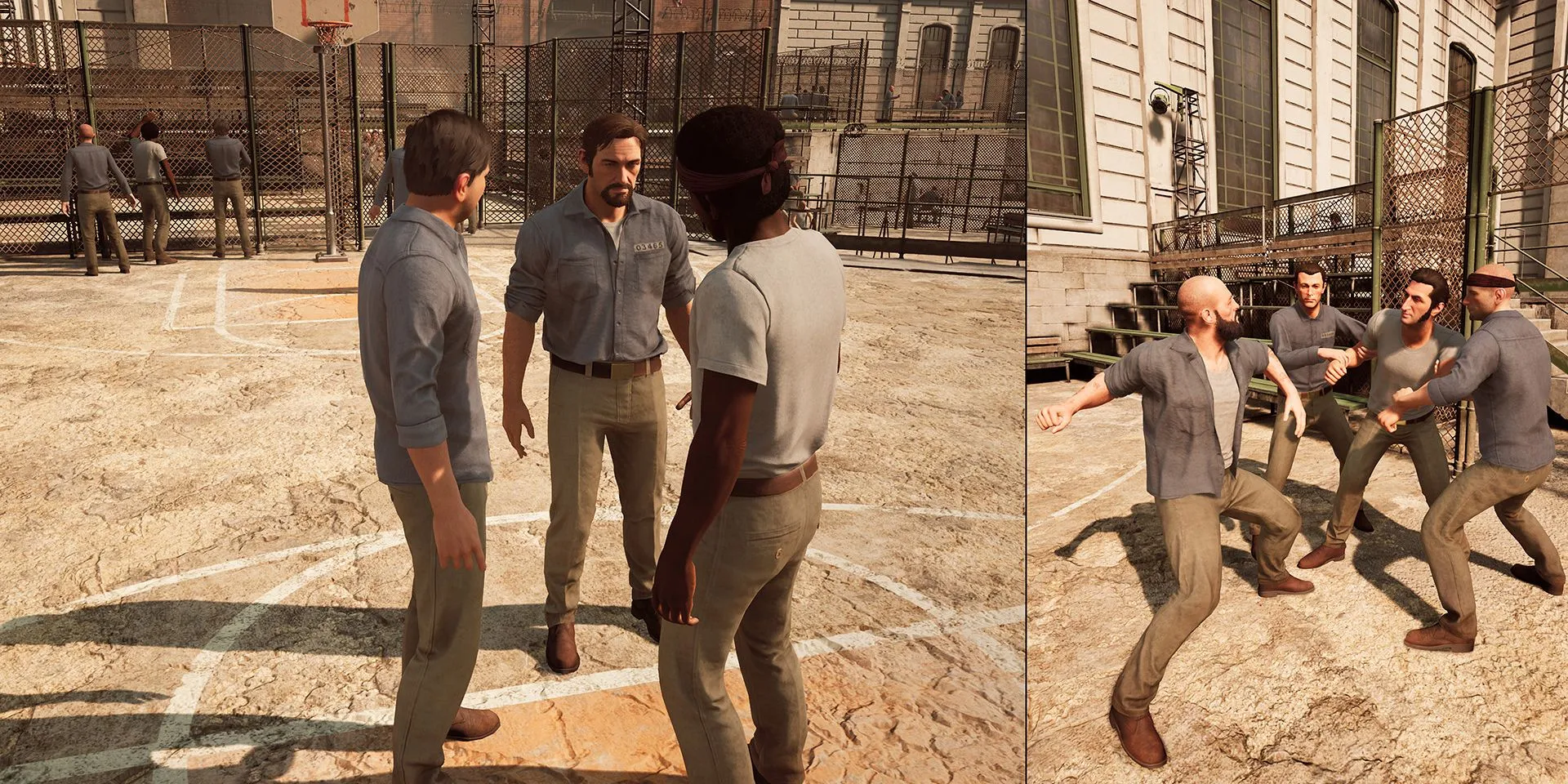 Hai tù nhân Leo và Vincent đang vượt ngục trong A Way Out