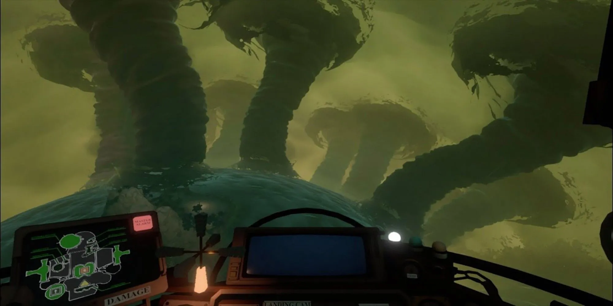 Hành tinh bị bao phủ bởi những cơn lốc xoáy trong Outer Wilds