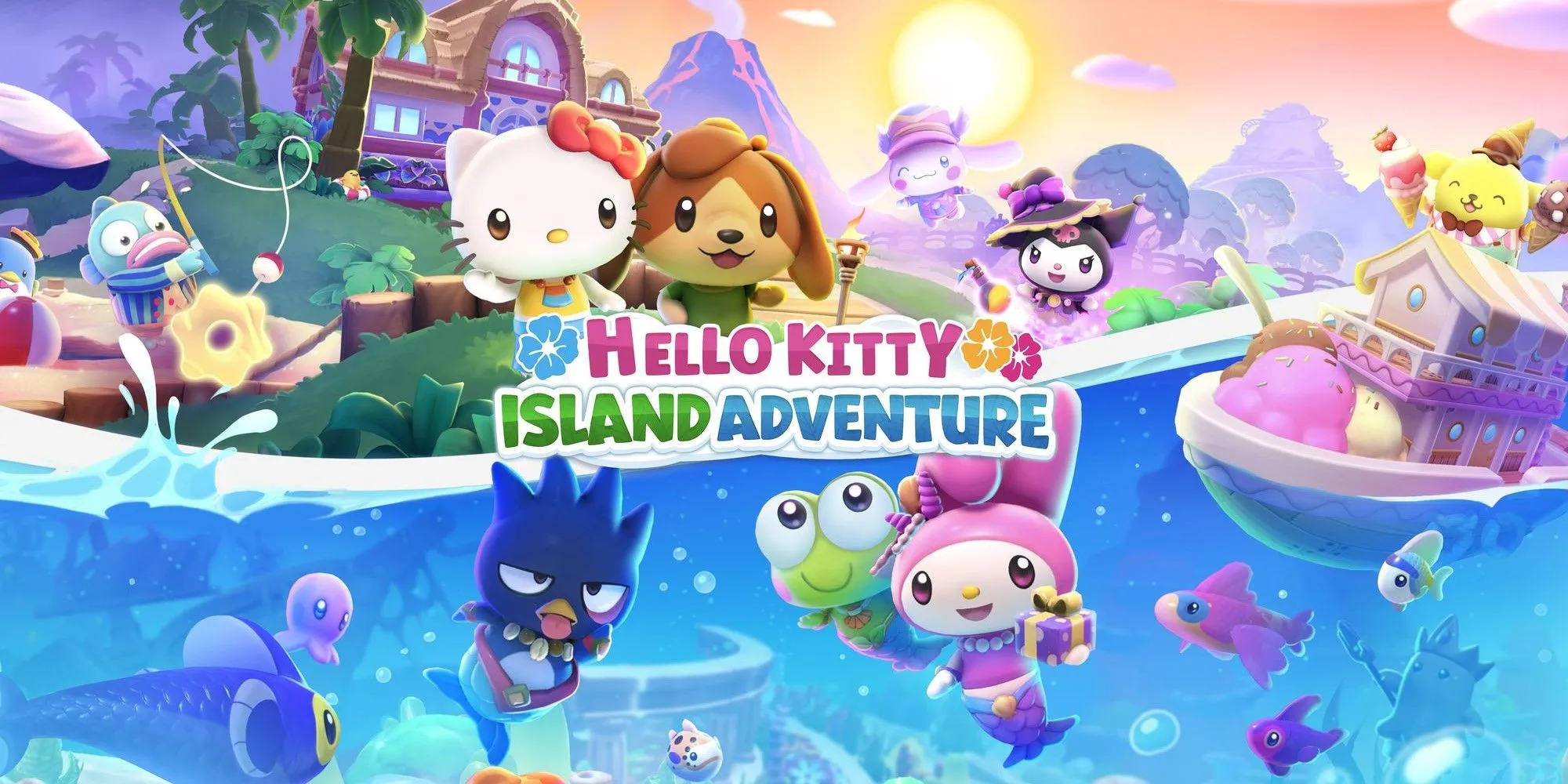 Hello Kitty Island Adventure hình ảnh game chính, nhân vật Sanrio dễ thương
