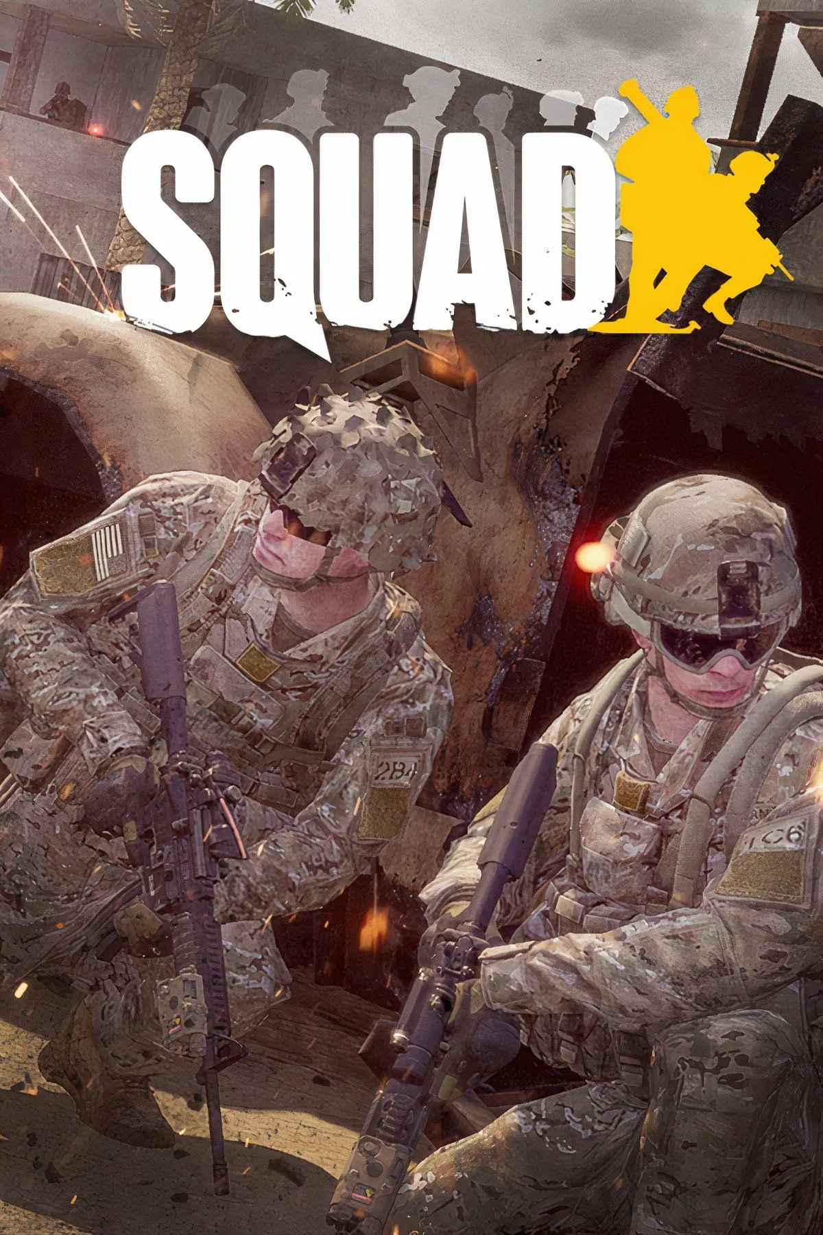 Hình ảnh chiến trường khốc liệt trong game Squad