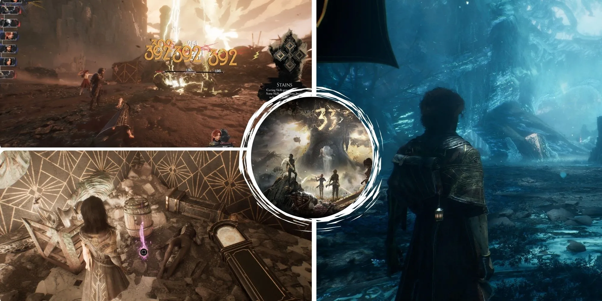 Hình ảnh minh họa một nhân vật trong game Clair Obscur: Expedition 33 với phong cách đồ họa độc đáo