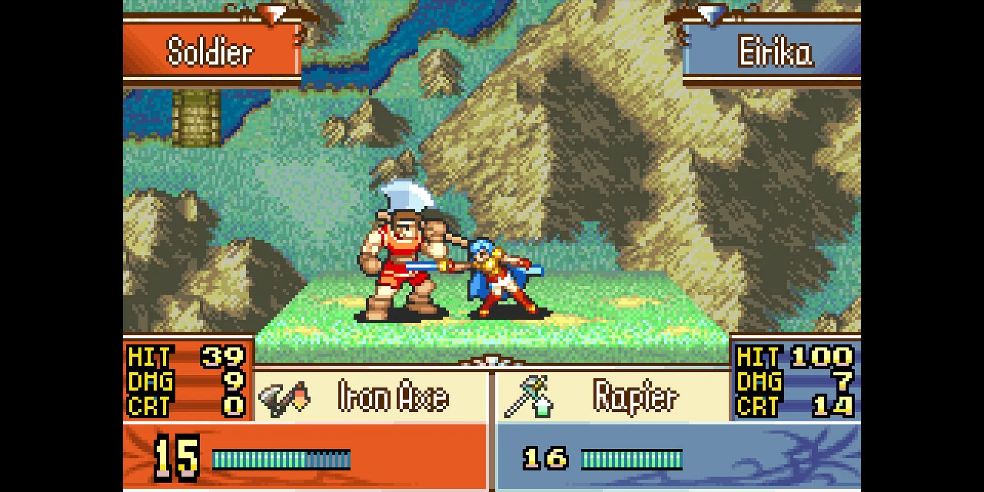 Hình ảnh nhân vật hoặc artwork chính của Fire Emblem The Sacred Stones trên GBA