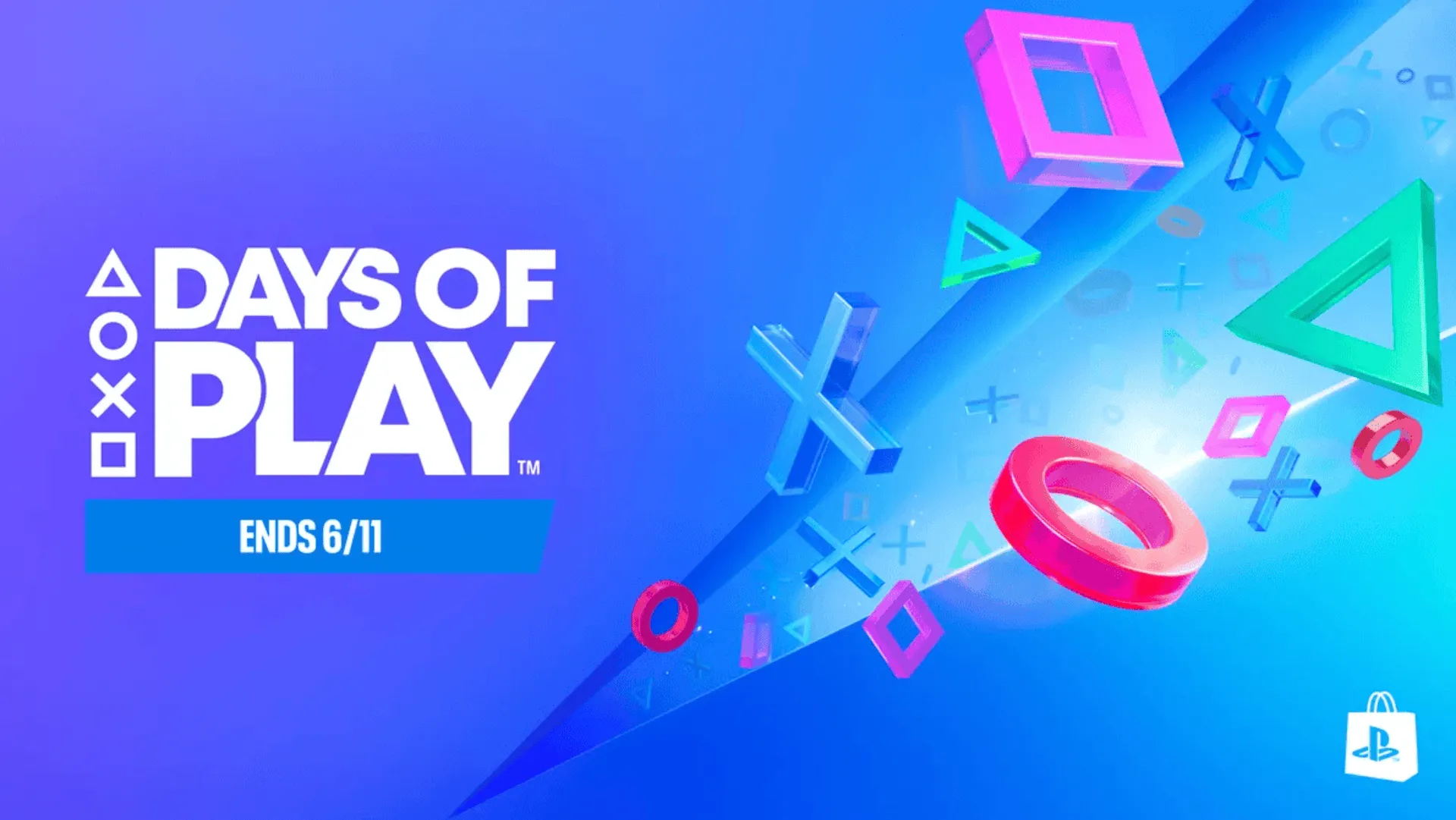 Hình ảnh quảng cáo sale Days of Play trên PlayStation Store