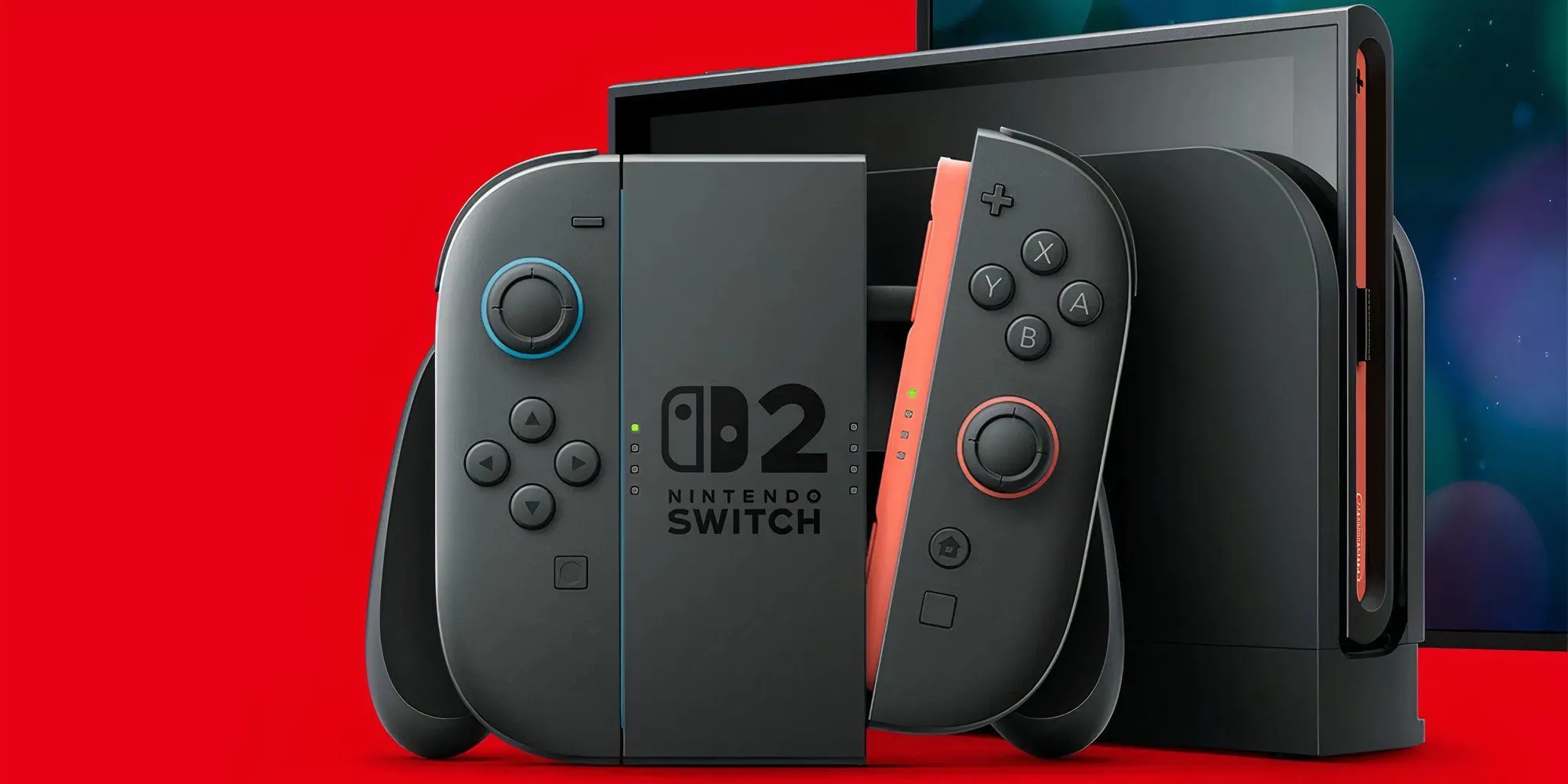 Hình ảnh render máy chơi game Nintendo Switch 2