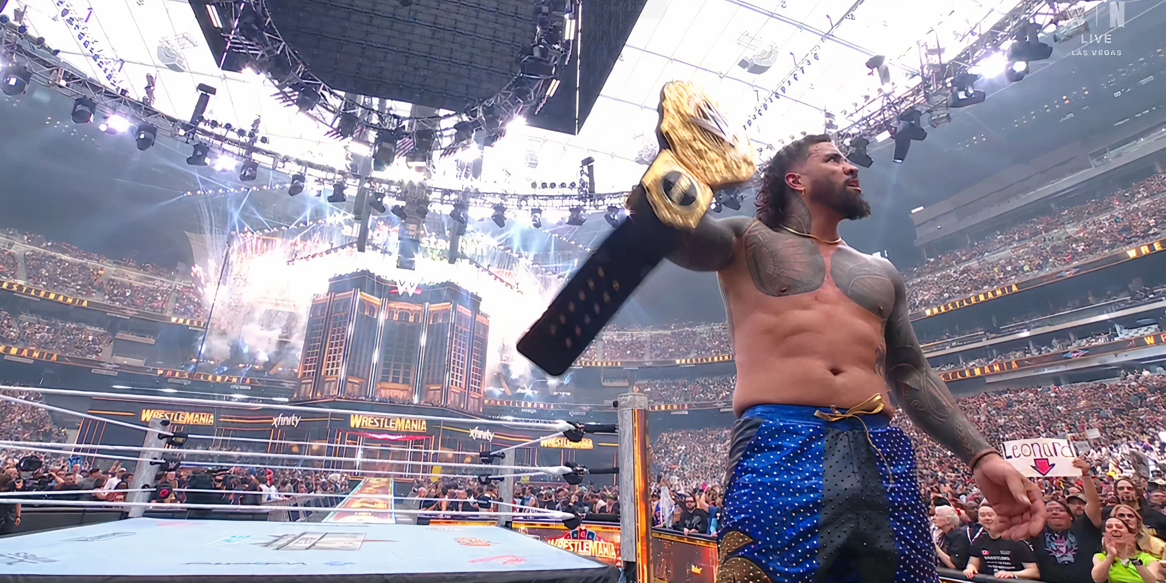 Jey Uso giành chiến thắng và đai vô địch thế giới tại WrestleMania 41