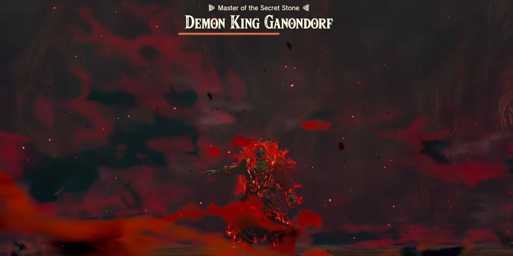 Legend of Zelda tears of the kingdom vua quỷ ganondorf