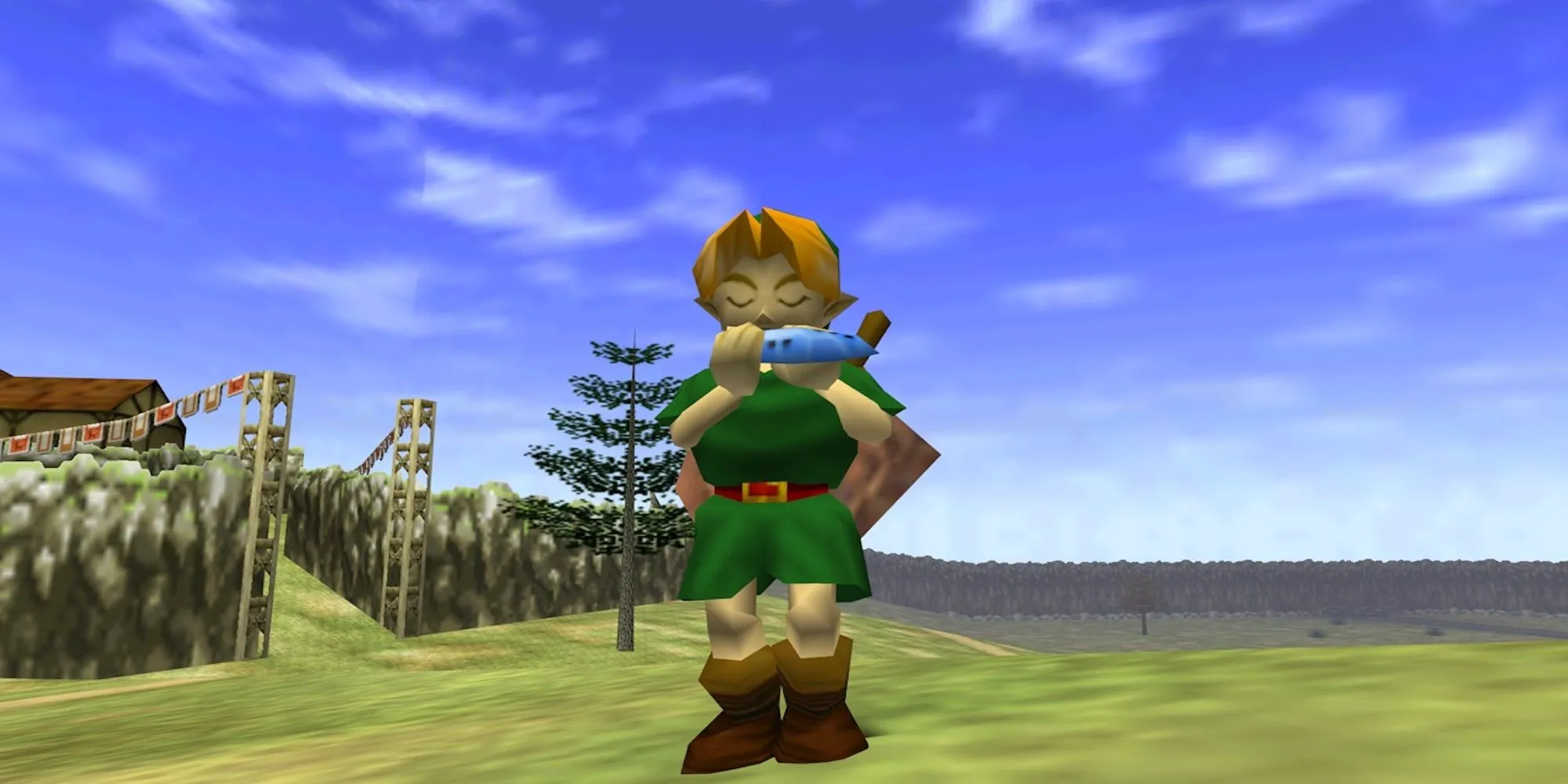 Link thời nhỏ trong game Zelda Ocarina of Time