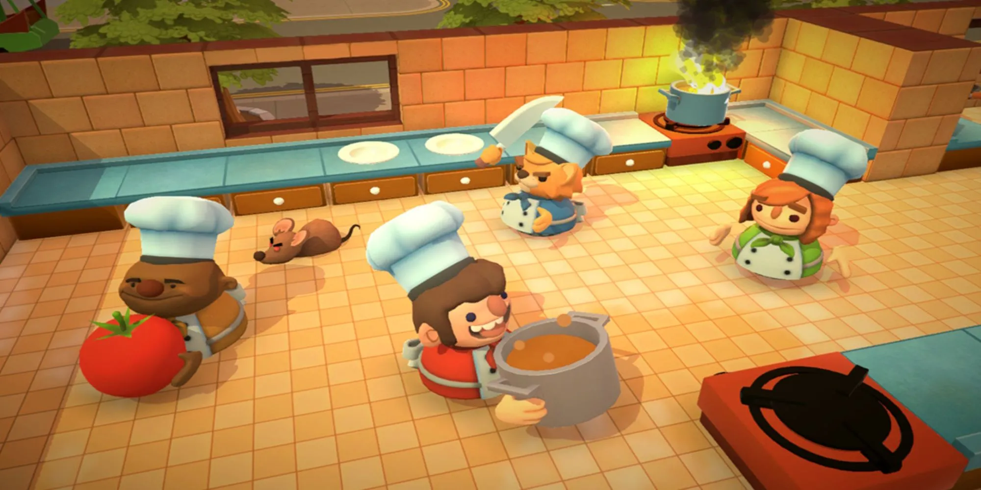 Lối chơi của Overcooked từ Steam