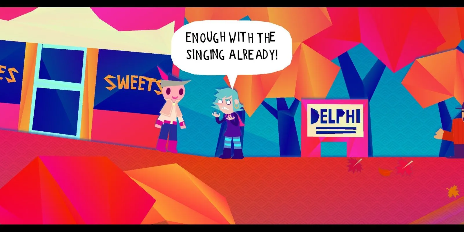 Miriam tức giận với Bard trong game Wandersong