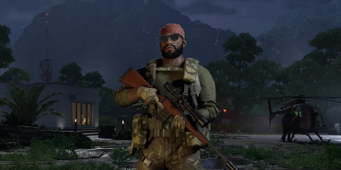 Một khung cảnh chiến đấu trong rừng rậm nhiệt đới của Gray Zone Warfare