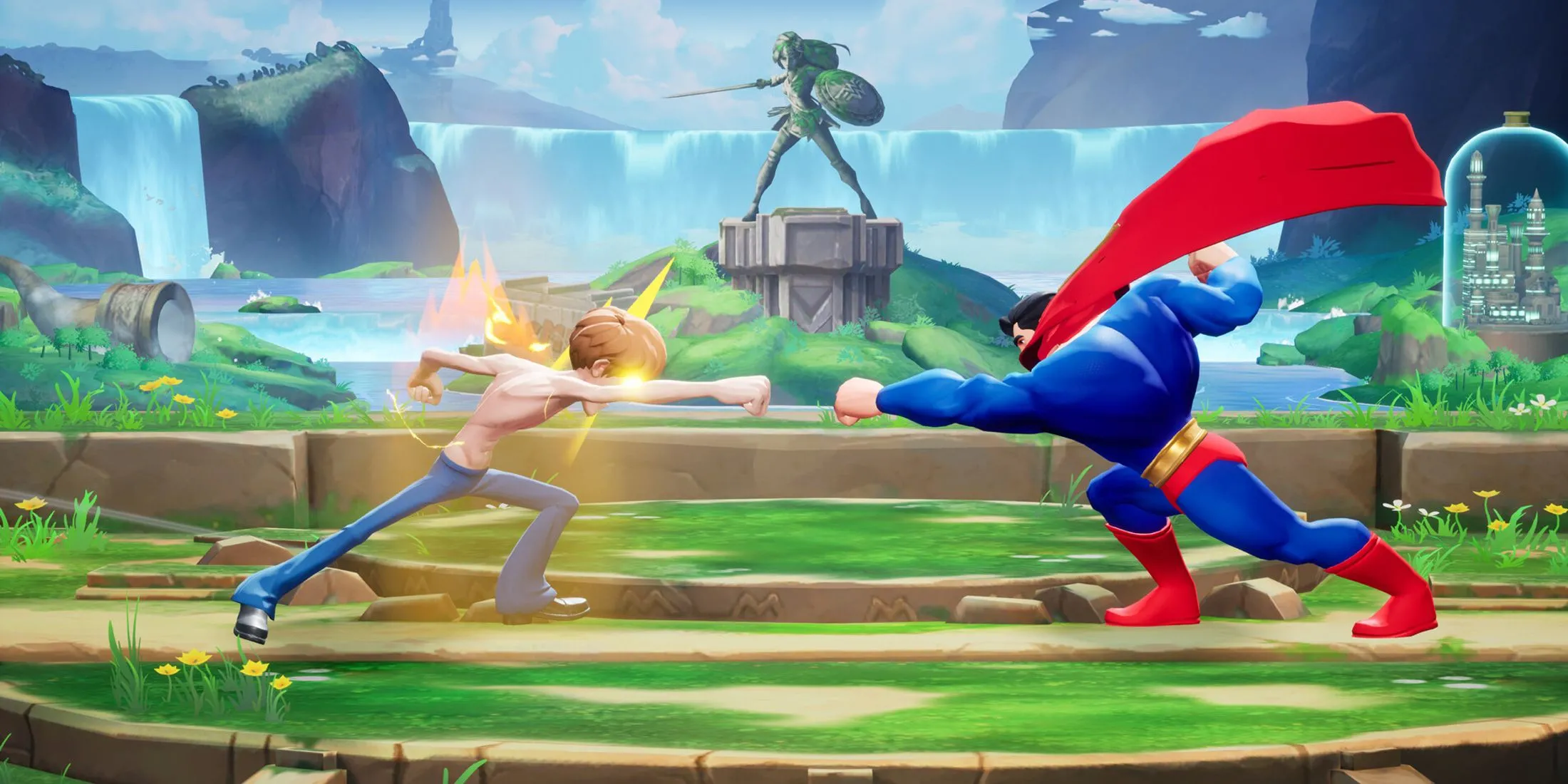 MultiVersus: Giao diện trong game với các nhân vật