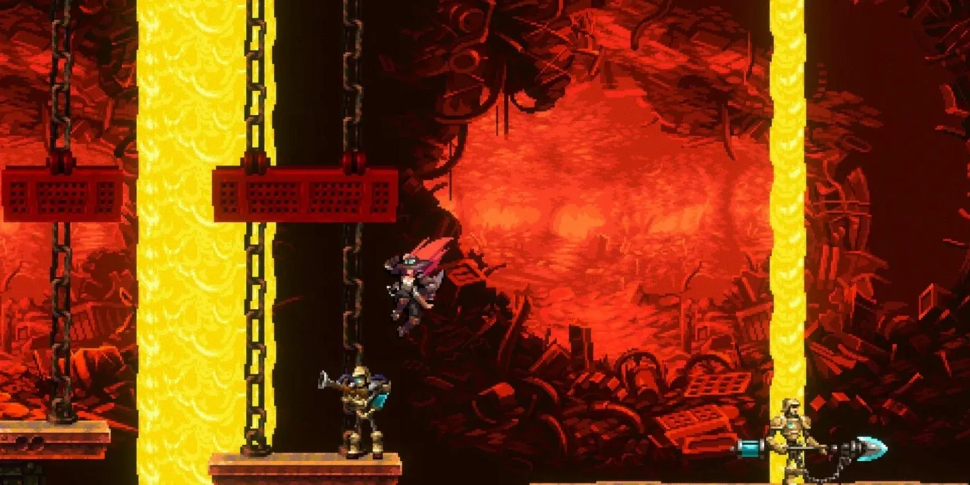 Nhân vật chính trong game Gestalt Steam &amp; Cinder với phong cách Steampunk
