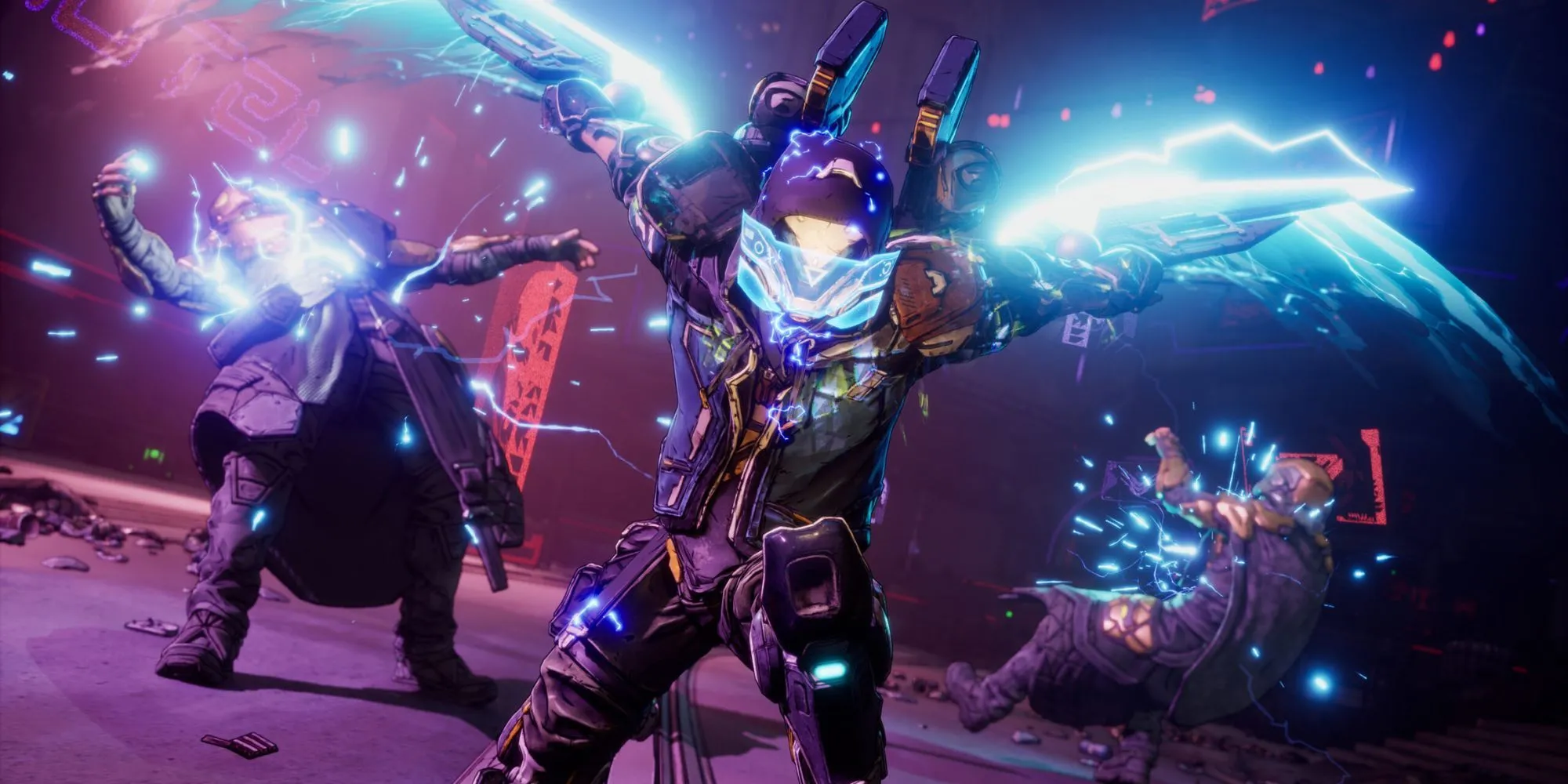 Nhân vật Rafa trong Borderlands 4 với bộ giáp cơ khí.