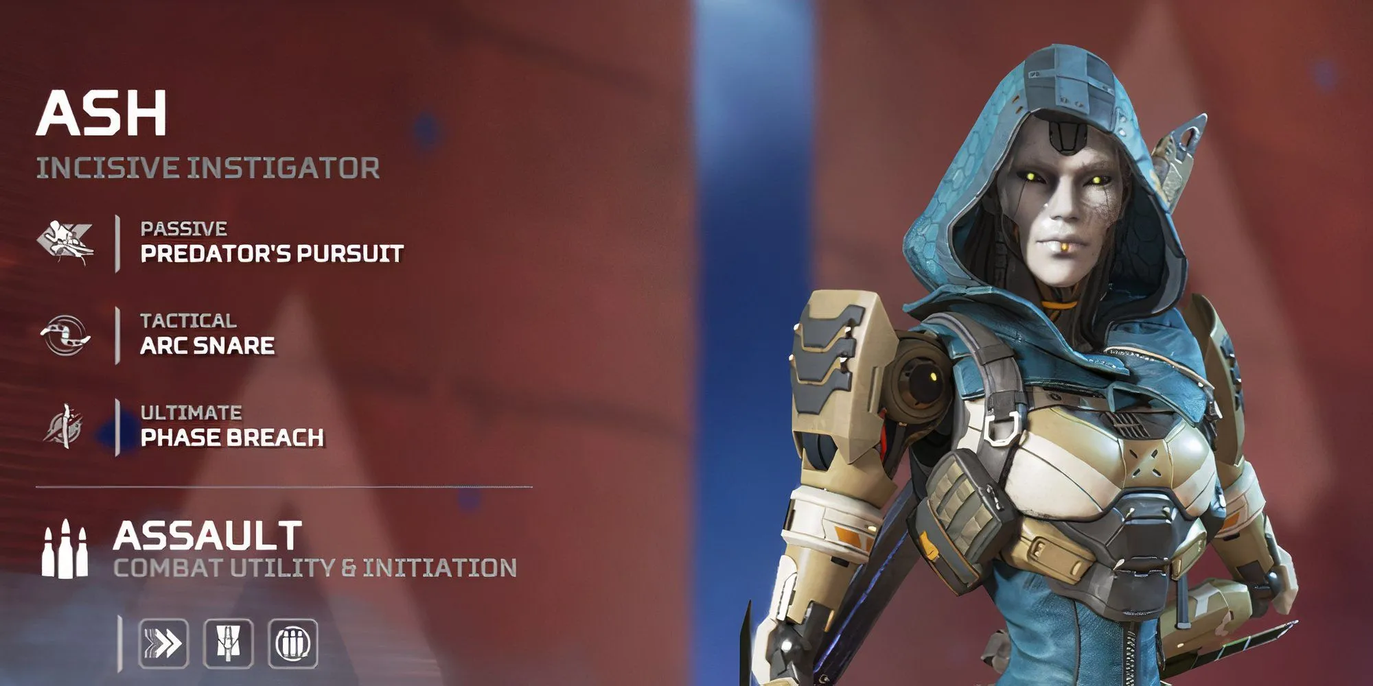 Nhân vật tấn công Ash trong Apex Legends sử dụng kỹ năng dịch chuyển Phase Breach, dẫn dắt đội hình lao vào giao tranh