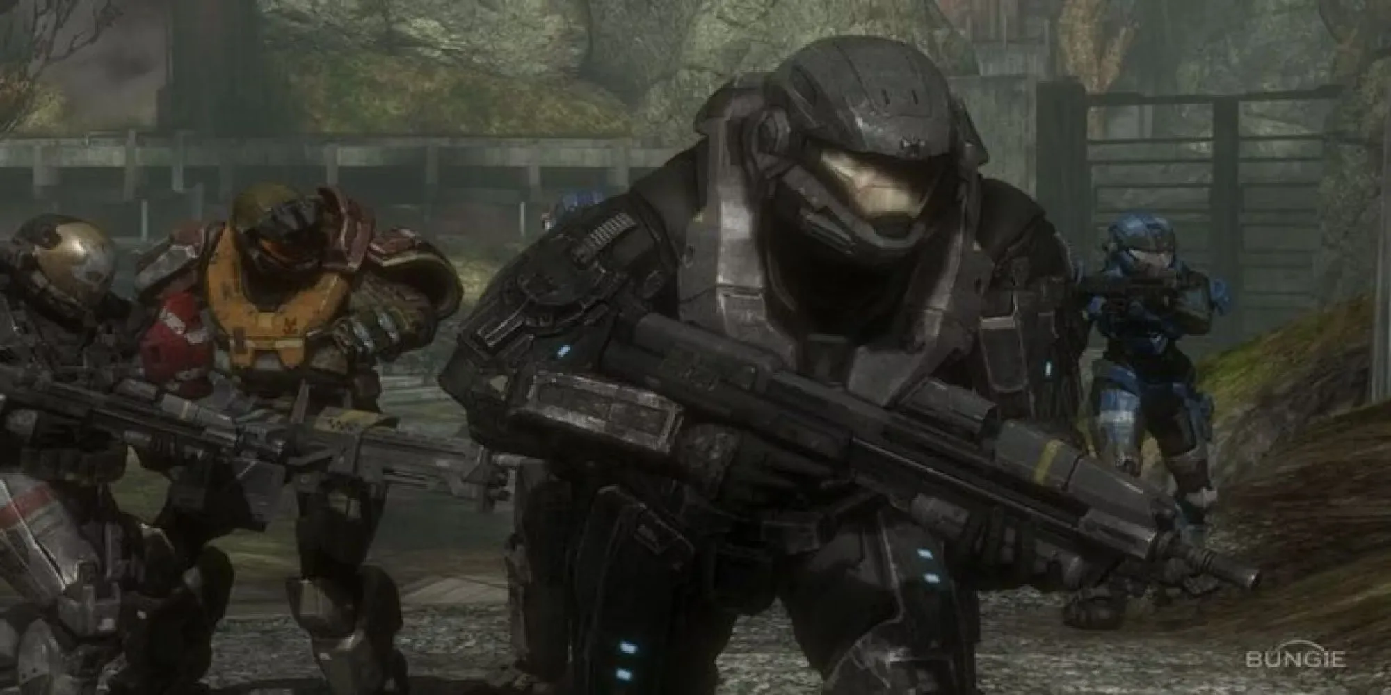 Noble 6 trong Halo Reach nhìn lên bầu trời