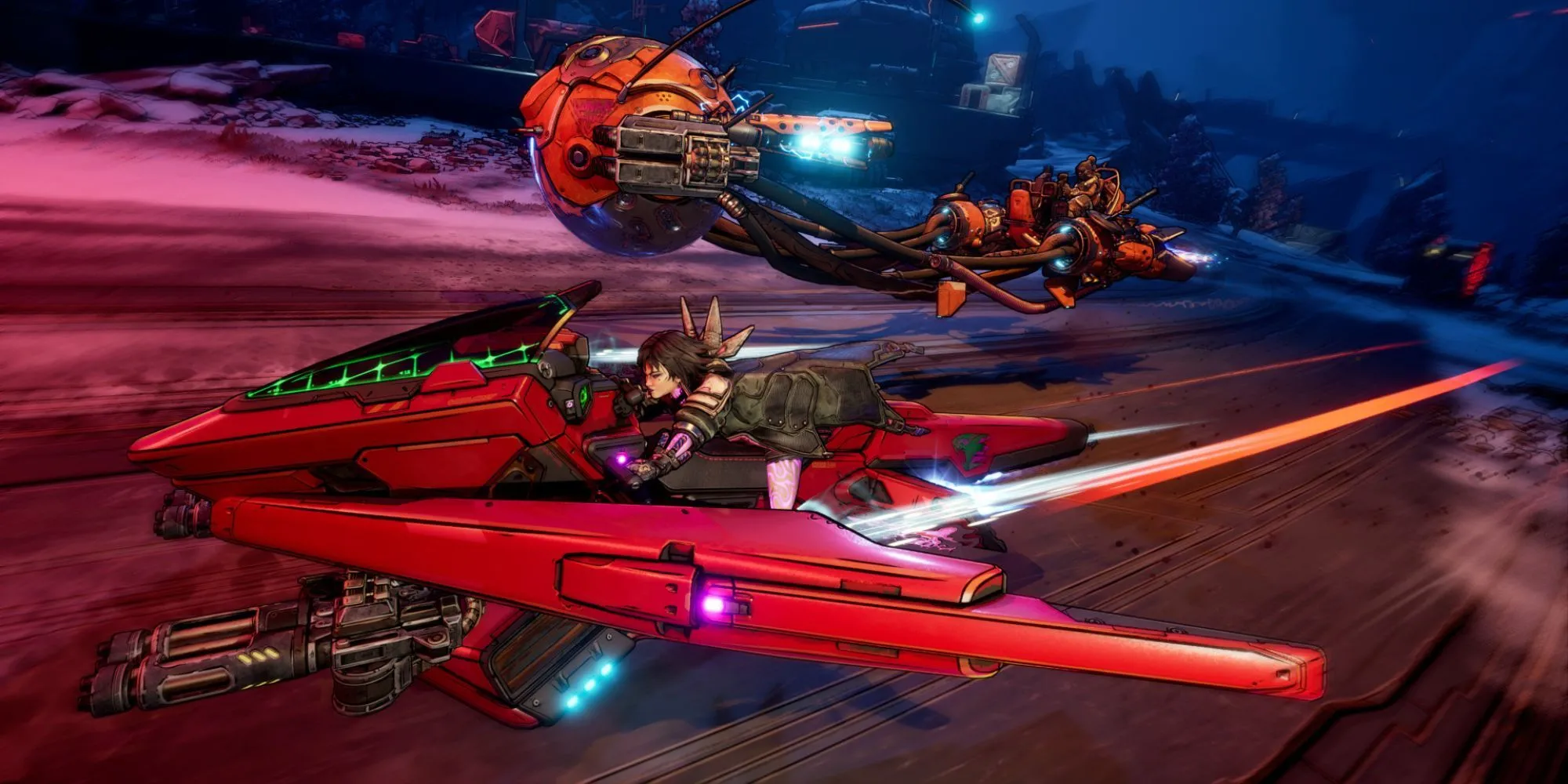 Phương tiện di chuyển và môi trường trong game Borderlands 4.