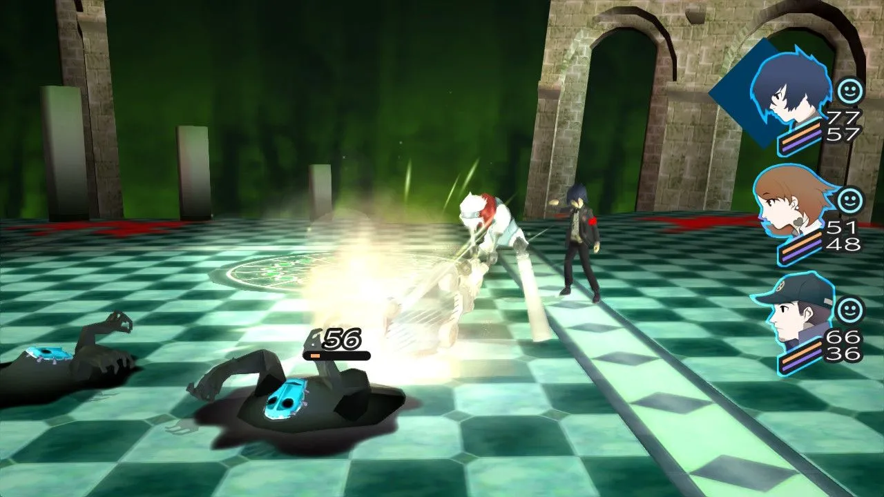 Screenshot trong game Persona 3 Reload cảnh khám phá Tartarus