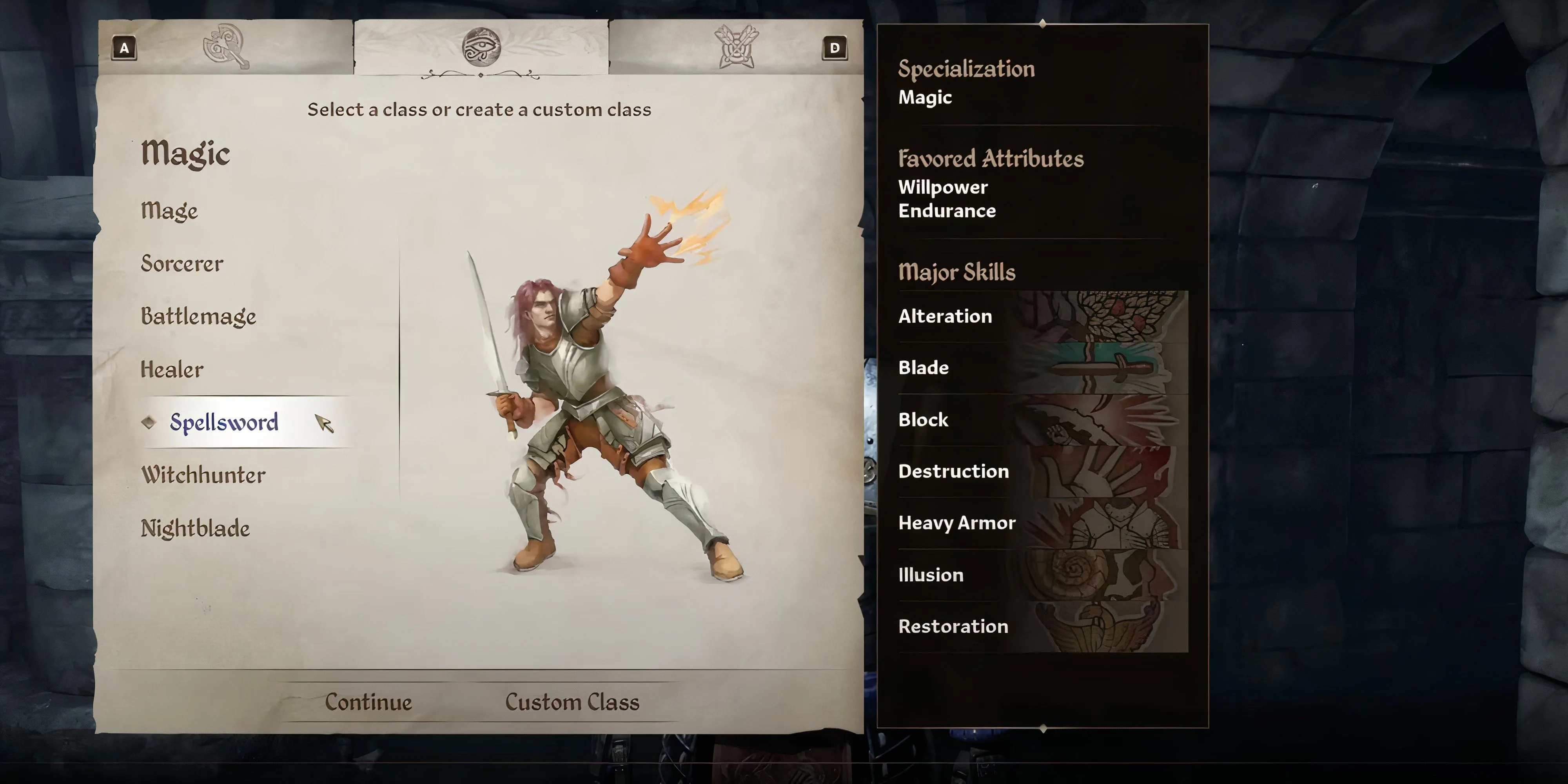 Spellsword (Kiếm Sư Phép Thuật), lớp nhân vật mạnh nhất Oblivion Remastered