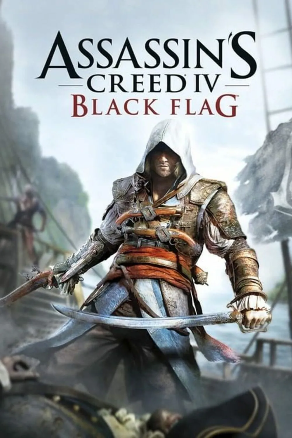 Tàu Jackdaw và Edward Kenway trên biển trong Assassin's Creed 4 Black Flag