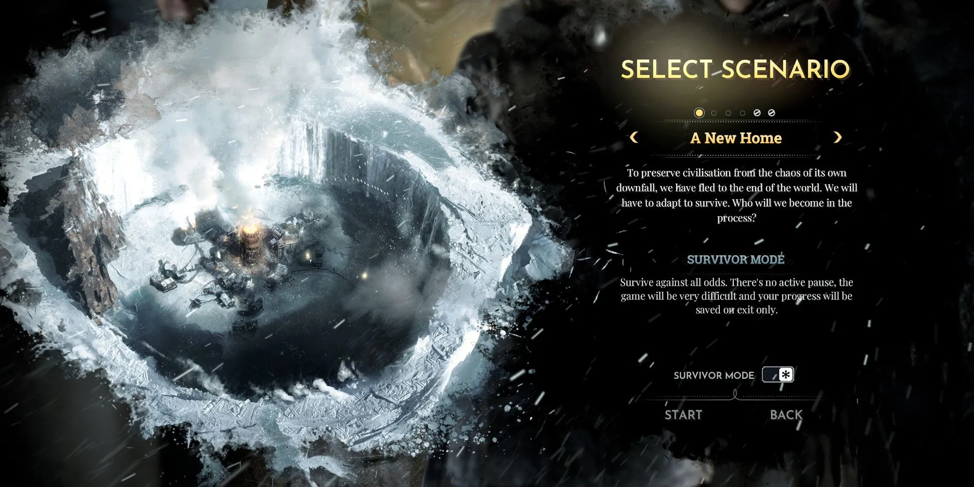 Thành phố cuối cùng tồn tại trong bão tuyết khắc nghiệt của Frostpunk