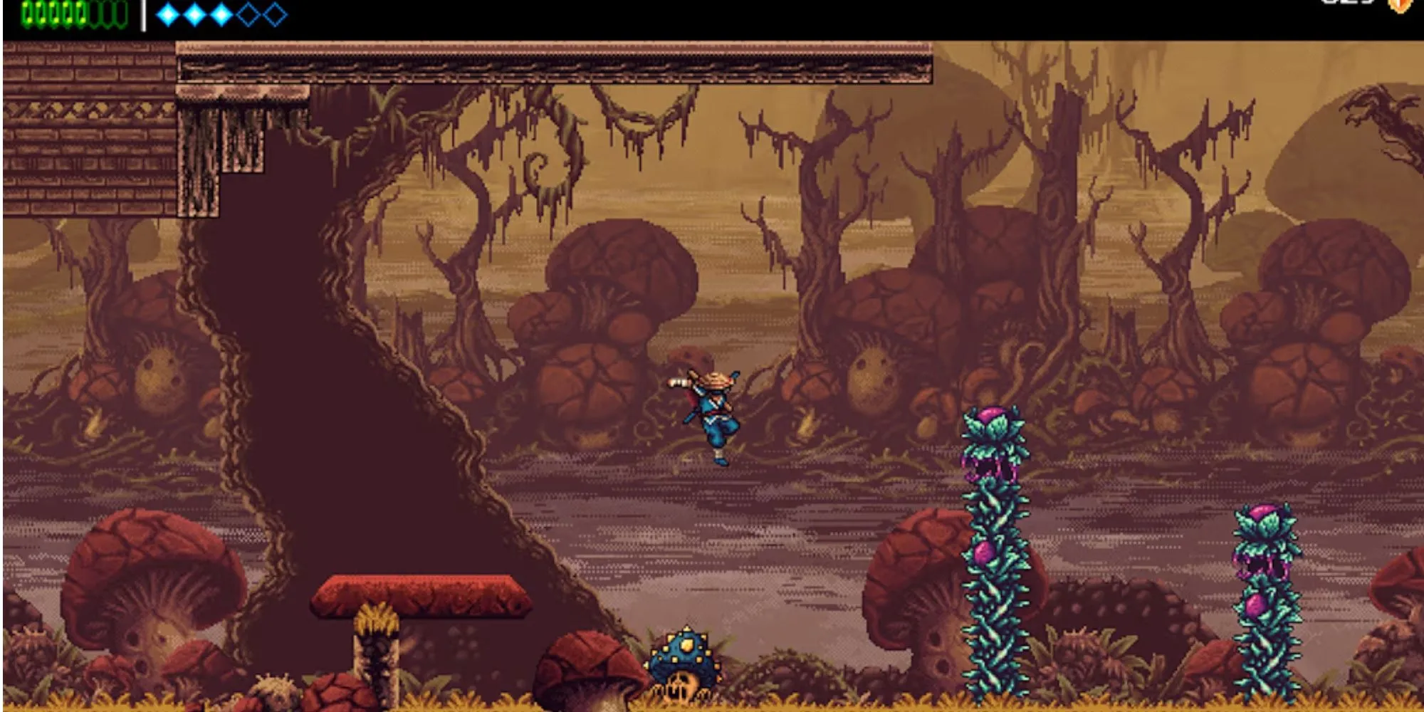 The Messenger game ninja thay đổi đồ họa giống Ninja Gaiden