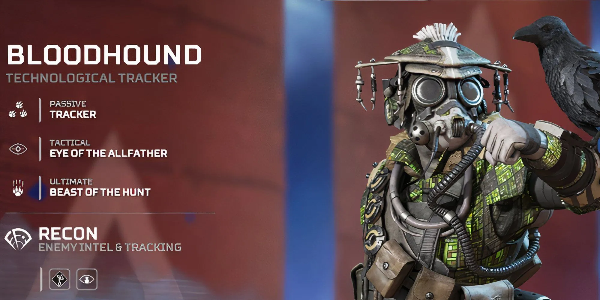 Thợ săn Bloodhound trong Apex Legends sử dụng kỹ năng trinh sát để phát hiện và theo dấu kẻ thù