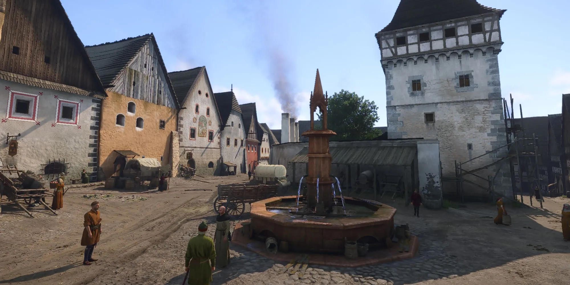 Toàn cảnh Thành phố Kuttenberg trong Kingdom Come Deliverance 2, thủ phủ của khu vực