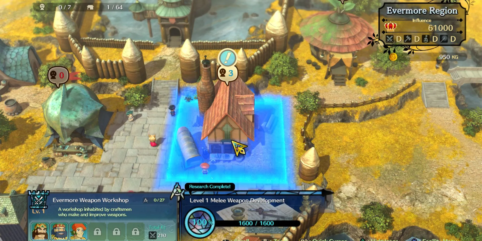 Xây dựng khu định cư trong Ni no Kuni II