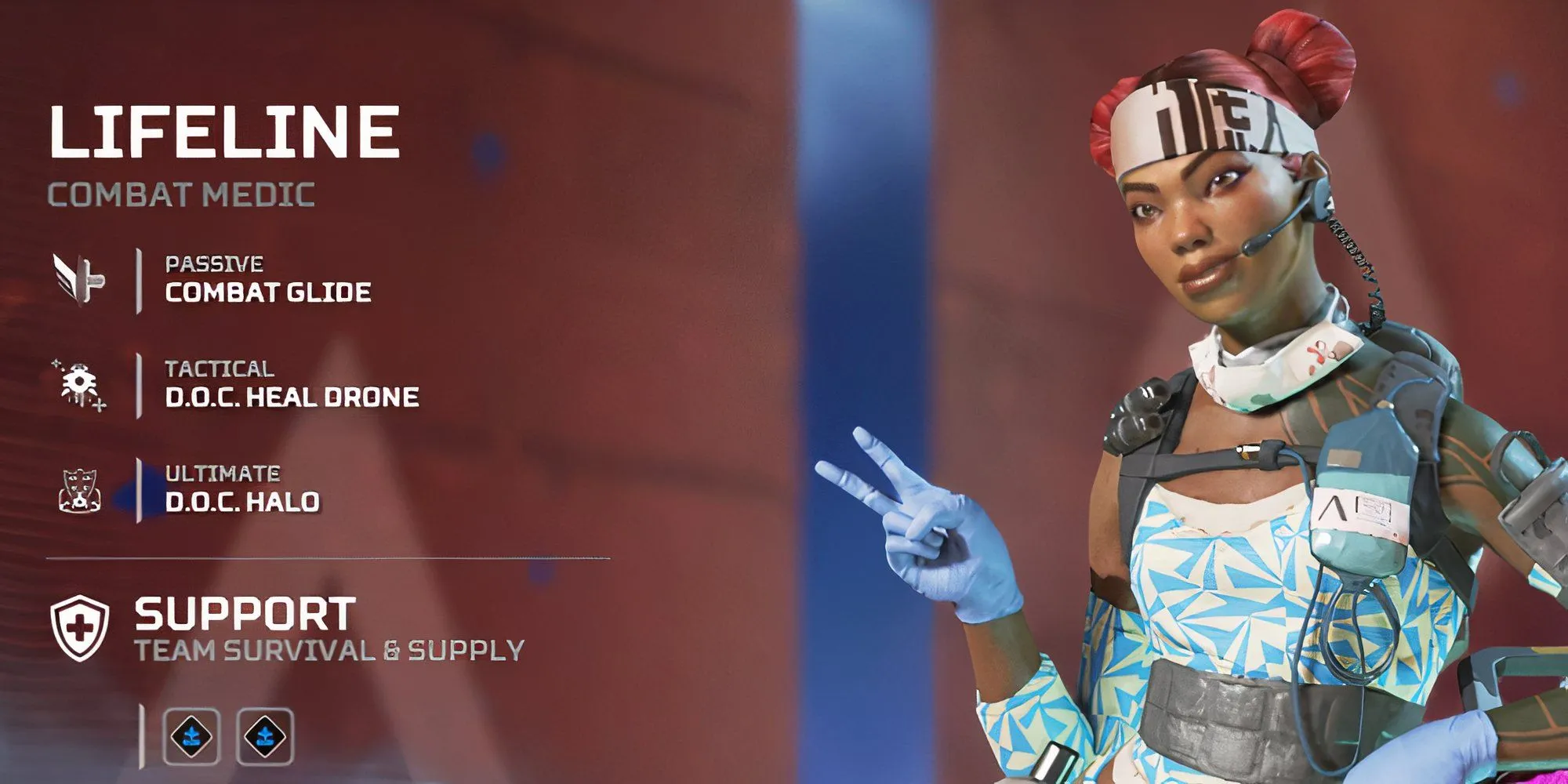Y sĩ chiến trường Lifeline trong Apex Legends triển khai drone y tế, hồi sinh và hồi máu cho đồng đội